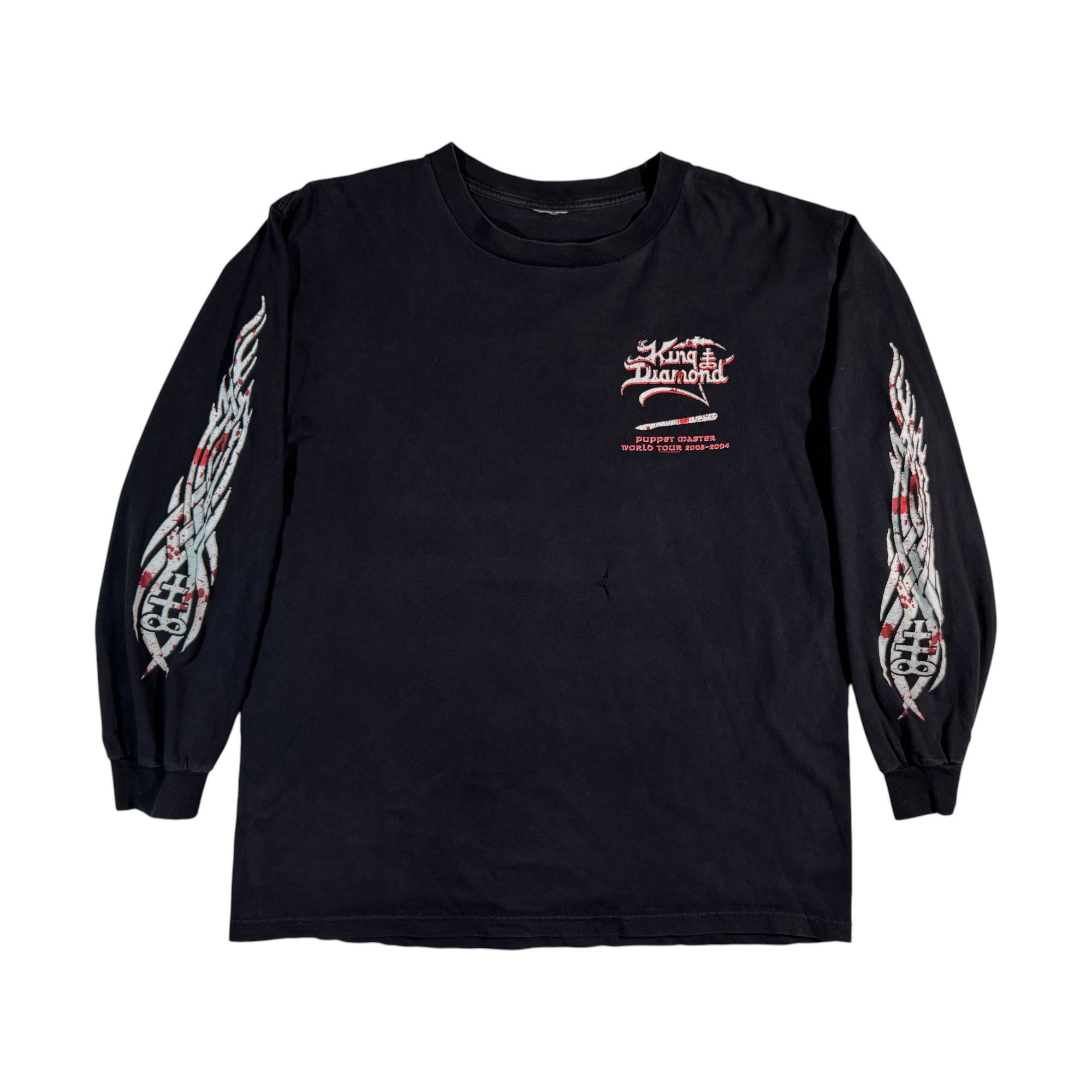 Band Tees Vintage 2004 King Diamond Puppet Master Tour Long Sleeve Size US L / EU 52-54 / 3 - 1 Thumbnail