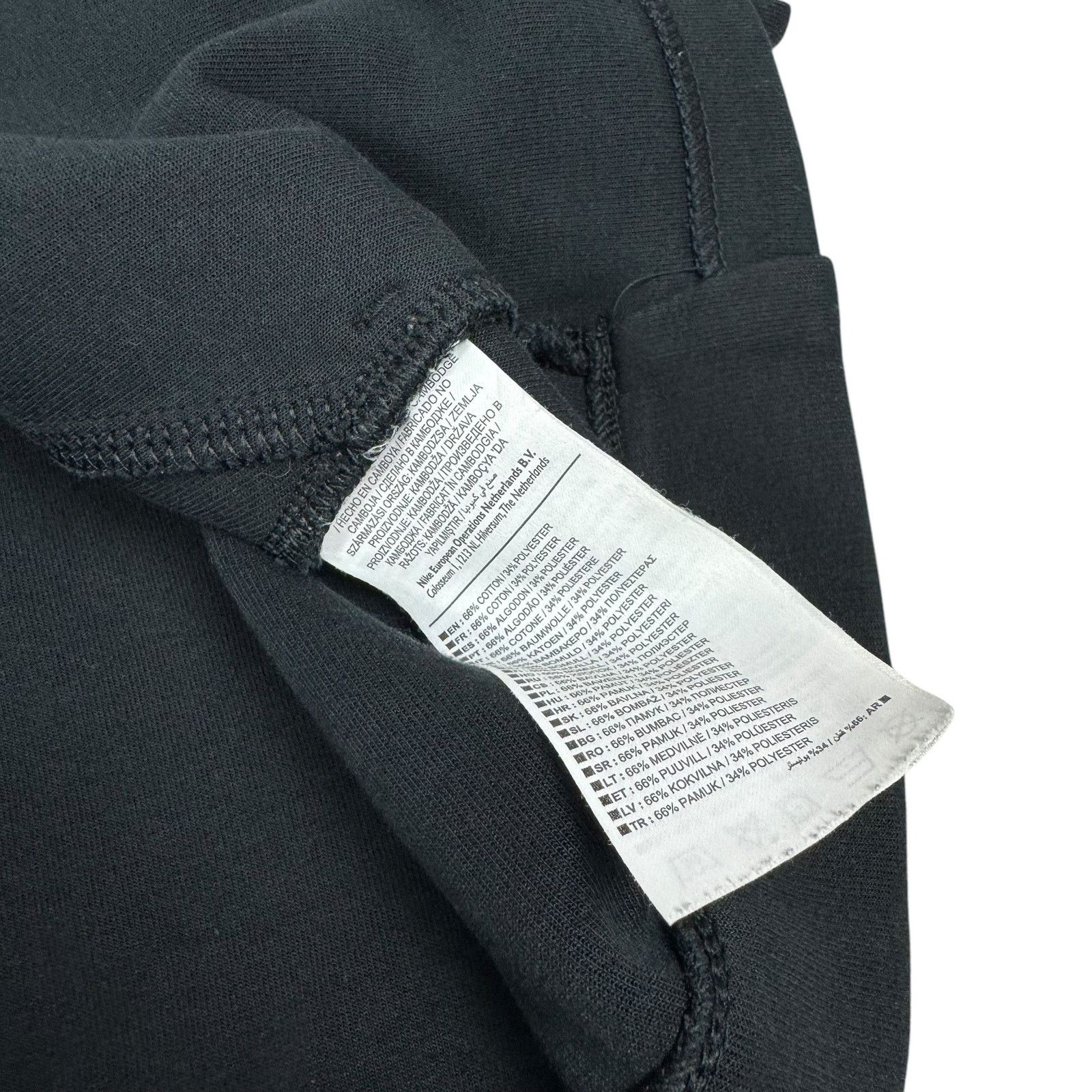 Nike Nike Men Black Cotton Long Sleeve Pullover Sweatshirt Medium Size US M / EU 48-50 / 2 - 6 Thumbnail