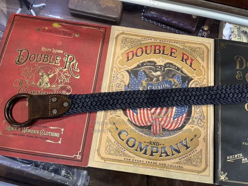 RRL Ralph Lauren RRL Ralph Lauren Leather and Weaving Belt Size ONE SIZE - 8 Thumbnail