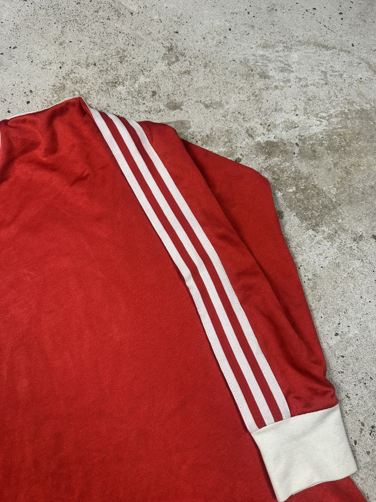 Adidas Vintage 80s Adidas x Erima Red Long Sleeve Template Jersey Size US M / EU 48-50 / 2 - 9 Thumbnail