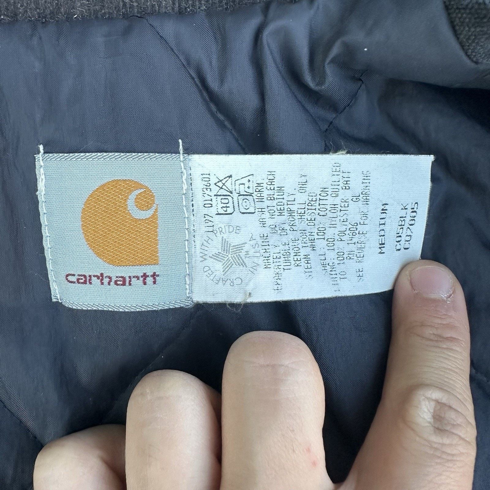 Carhartt × Vintage Vintage 1998 Carhartt Enemy Of The State Cast & Crew Jacket Size US M / EU 48-50 / 2 - 6 Thumbnail