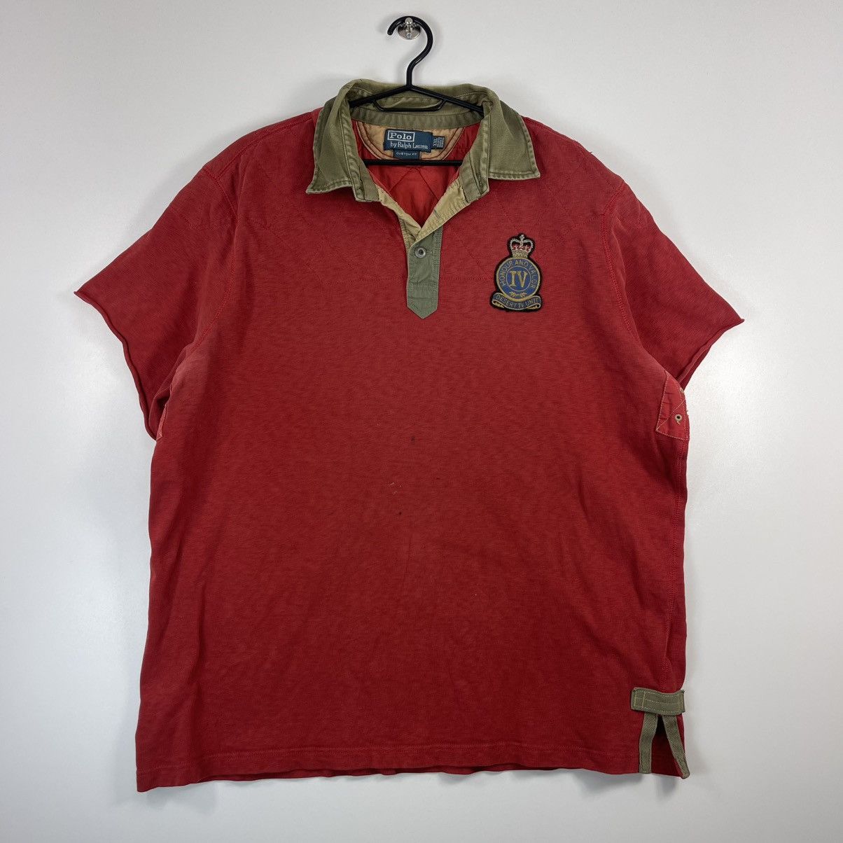 Polo Ralph Lauren Vintage POLO RALPH LAUREN Great Britain Polo Shirt Big Logo Size US XXL / EU 58 / 5 - 2 Thumbnail