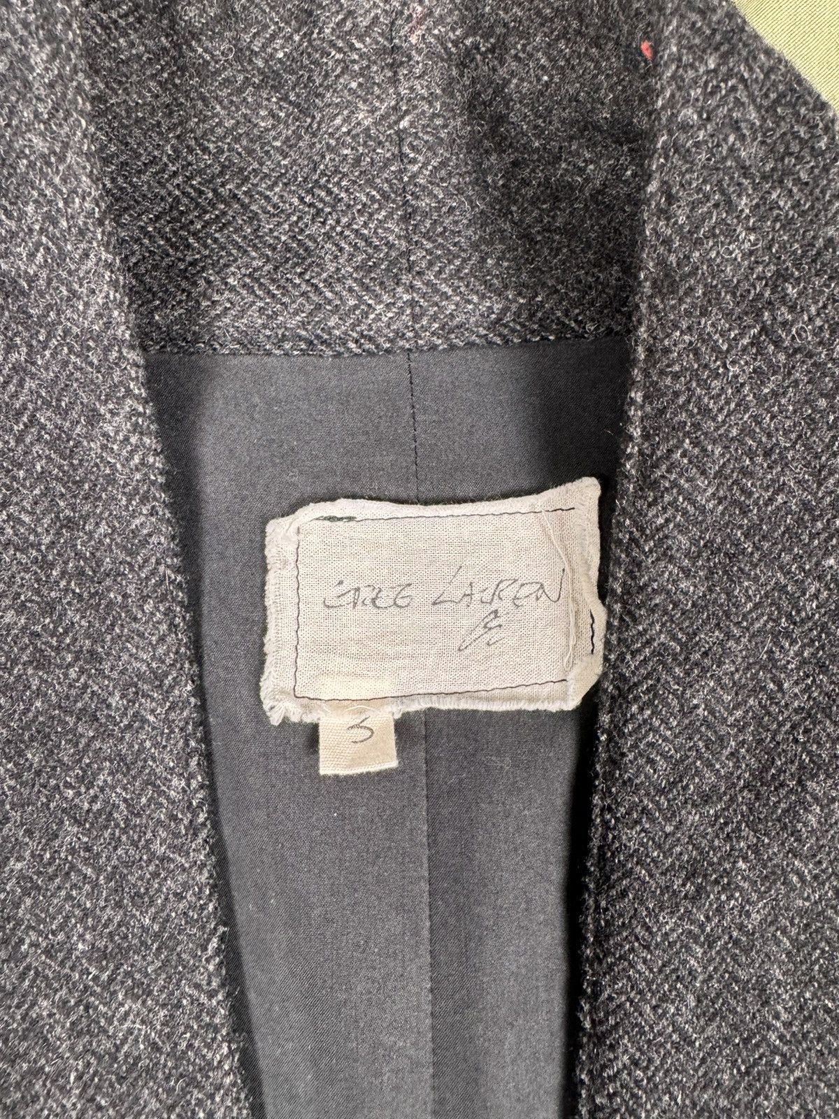 Greg Lauren Charcoal Herringbone Kimono Ollie Size US L / EU 52-54 / 3 - 4 Thumbnail