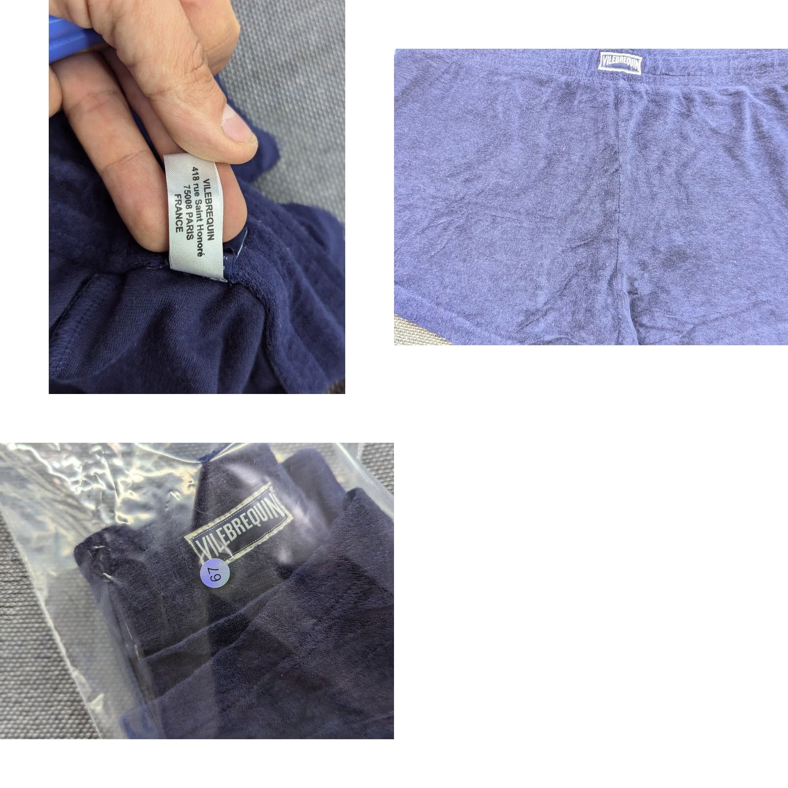 Vilebrequin Vilebrequin Fiora Terry Cloth Mini shorts Blue Womens Medium Drawstrings Size 32" / US 10 / IT 46 - 9 Thumbnail