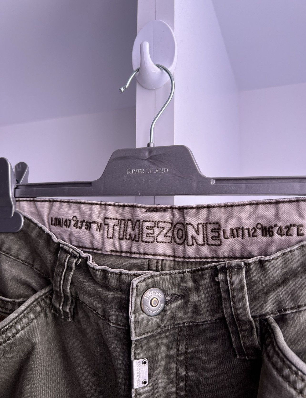 Designer × Japanese Brand × Vintage Vintage Timezone Archival Y2k Cargo pants Size US 36 / EU 52 - 8 Thumbnail