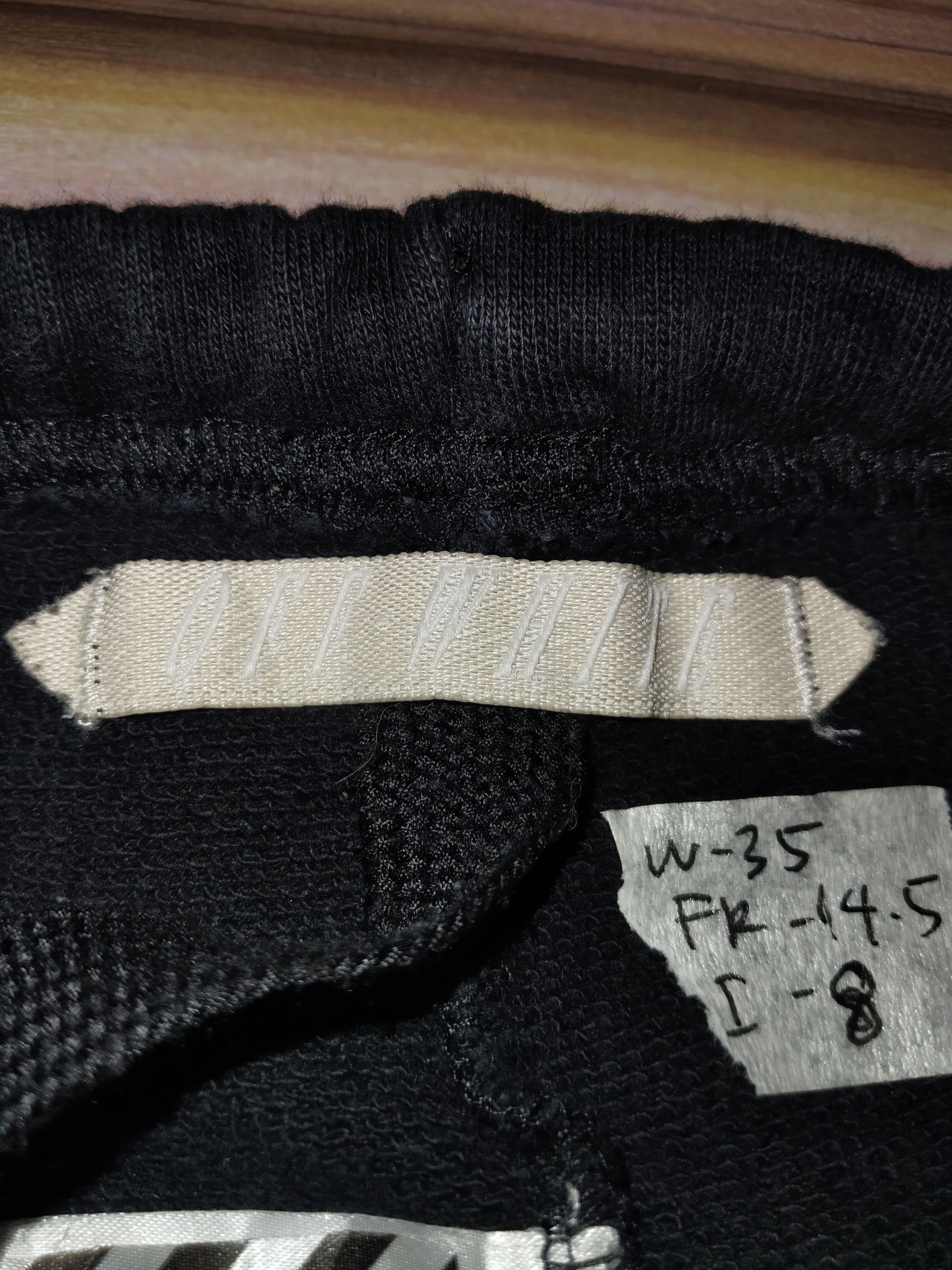Off-White OFF-WHITE Black Short Size US 35 - 4 Thumbnail
