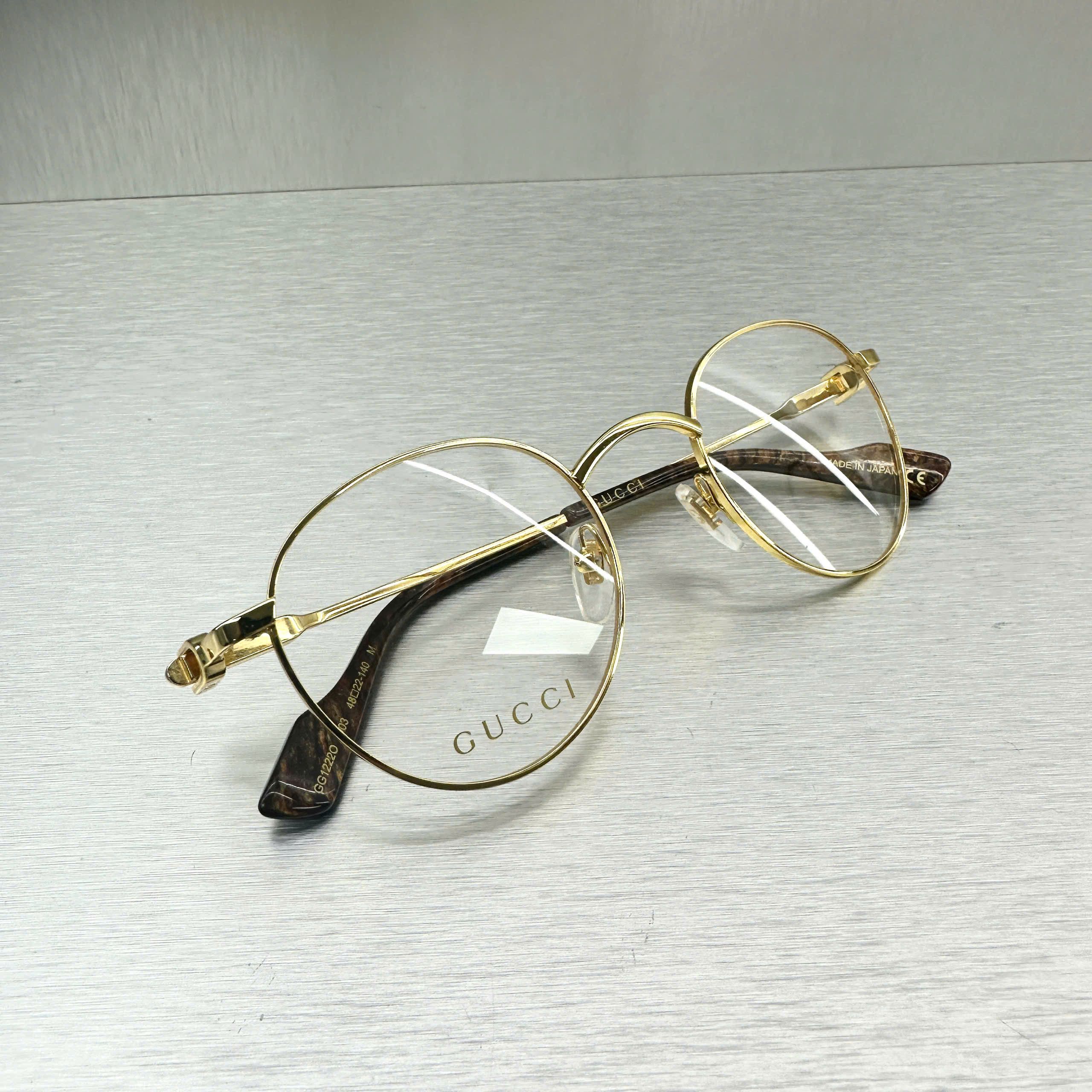 Gucci GUCCI GG1222O 003 Sunglasses GOLD Size ONE SIZE - 2 Thumbnail