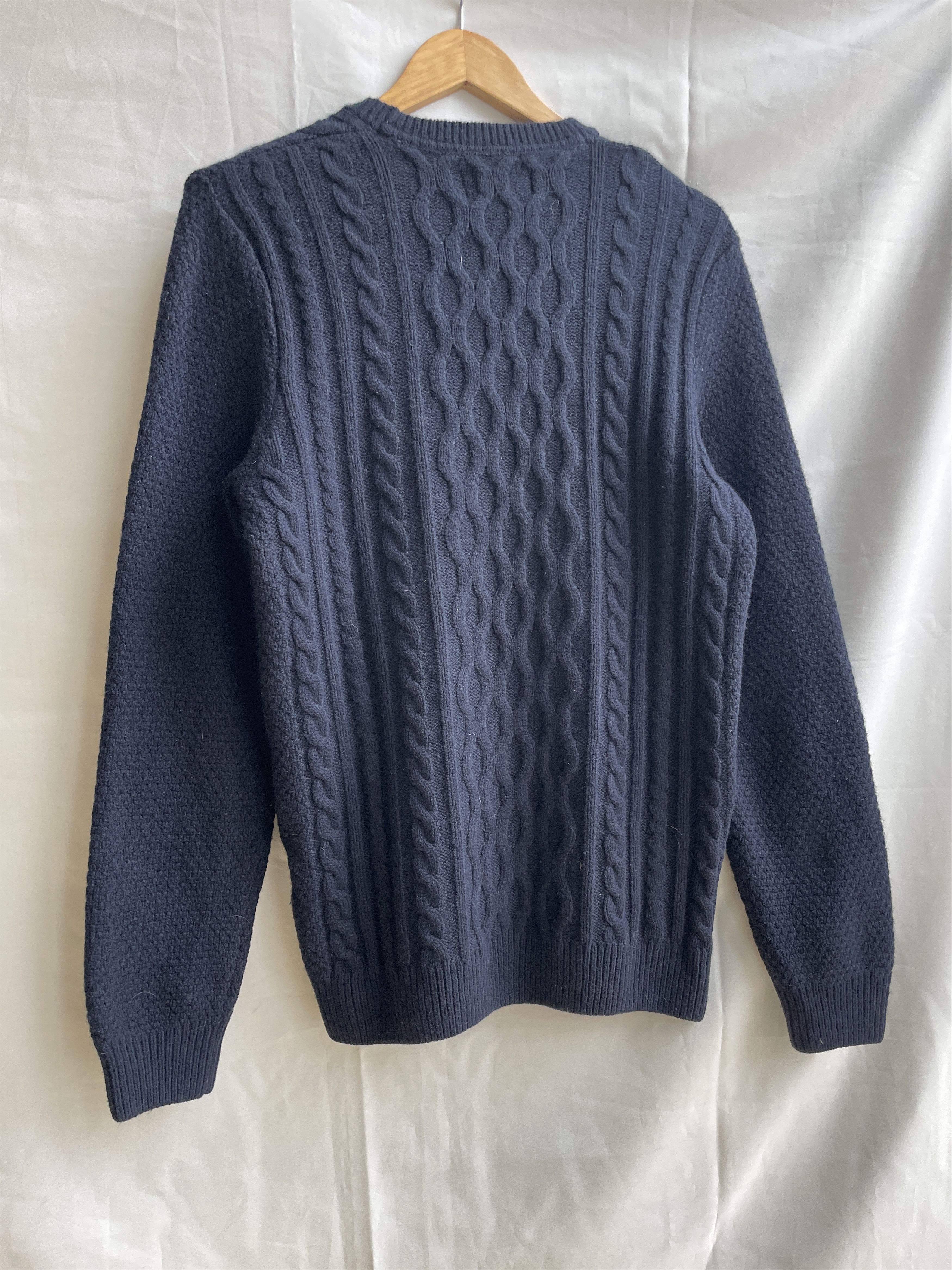 Barbour Barbour Chunky Cable Knit Wool Sweater Size S Size US S / EU 44-46 / 1 - 2 Thumbnail