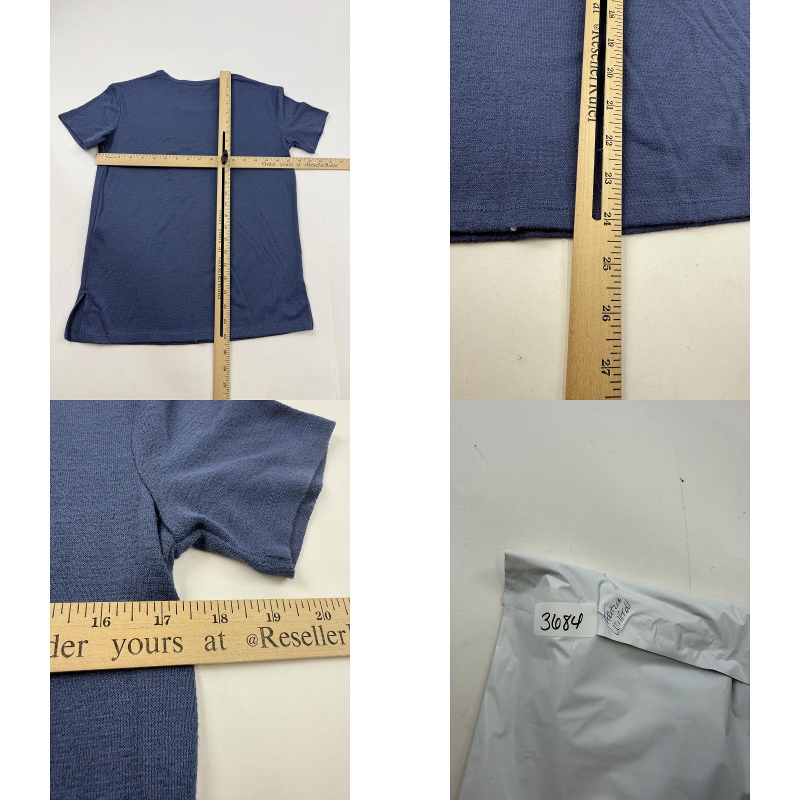 Vintage Wilfred Free Shirt Womens XS Blue Crewneck Short Sleeve Tee Top Size XS / US 0-2 / IT 36-38 - 8 Thumbnail