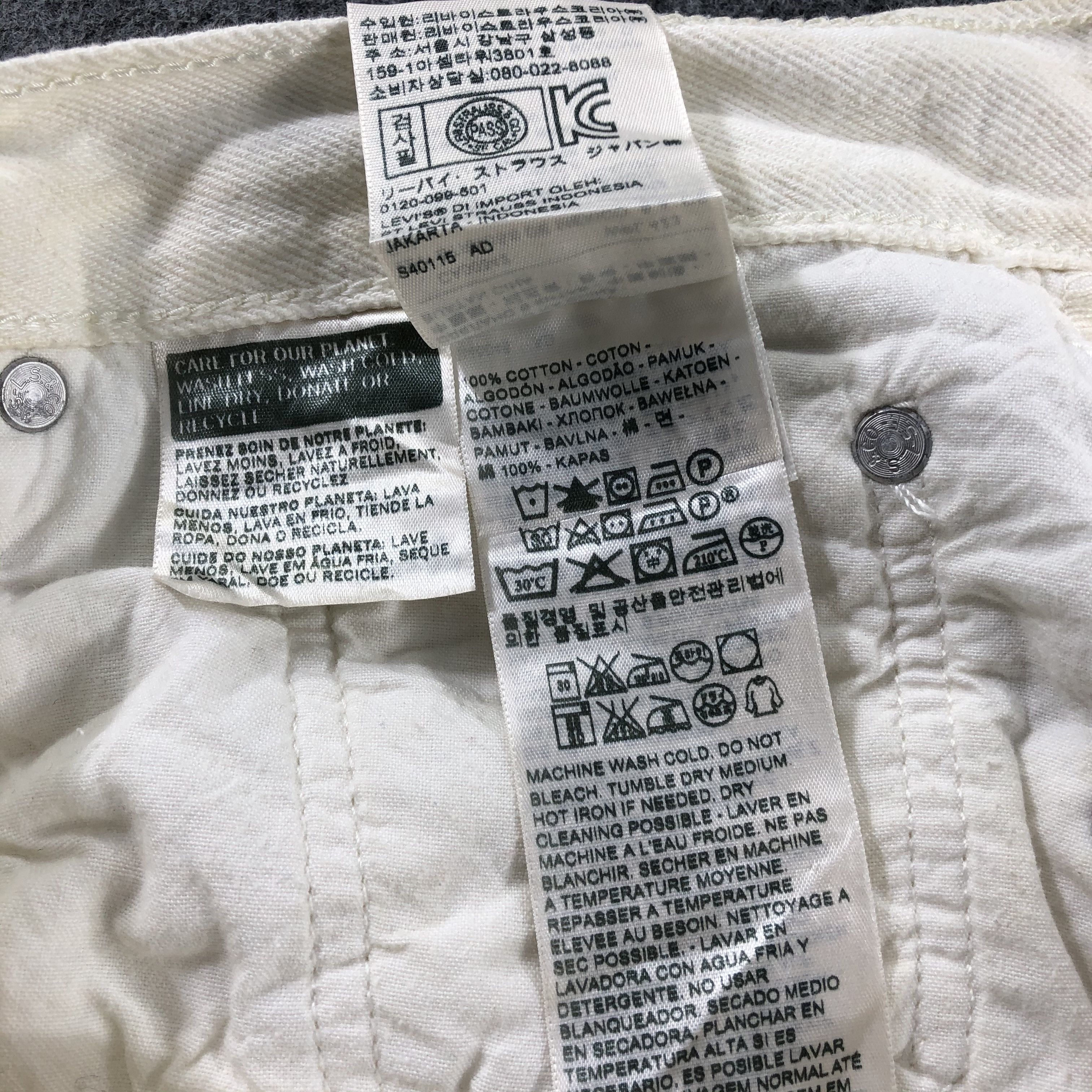 Levi's Vintage Light Wash Levis 501 Jeans-J2498 Size US 35 - 13 Thumbnail
