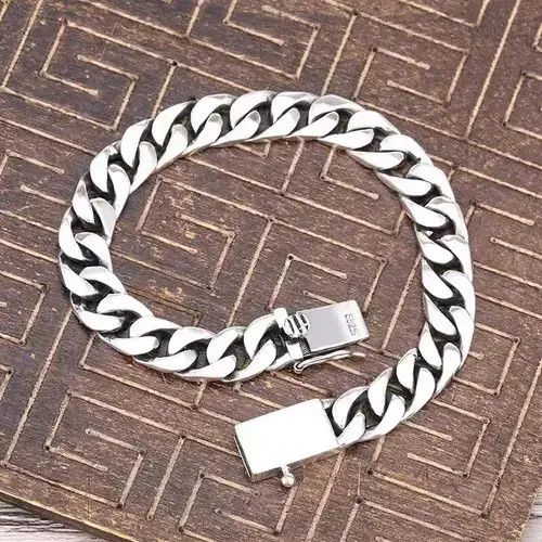 Jewelry Silver Bracelet Chain Size ONE SIZE - 3 Thumbnail