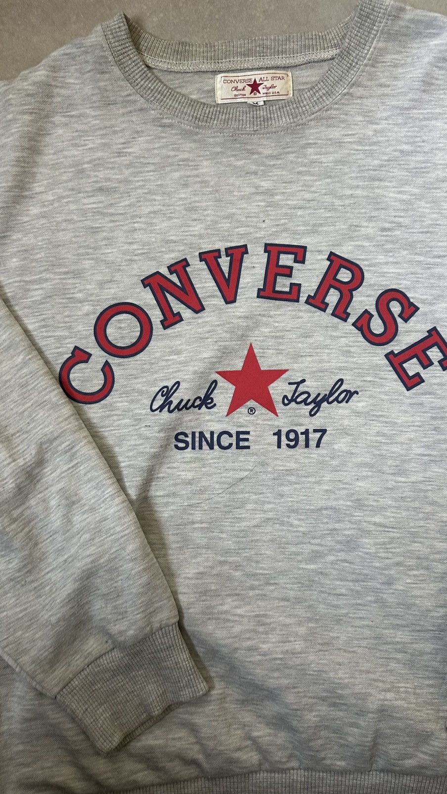 Converse VINTAGE CONVERSE CHUCK TAYLOR MADE IN USA SWEATSHIRT Size US M / EU 48-50 / 2 - 2 Thumbnail