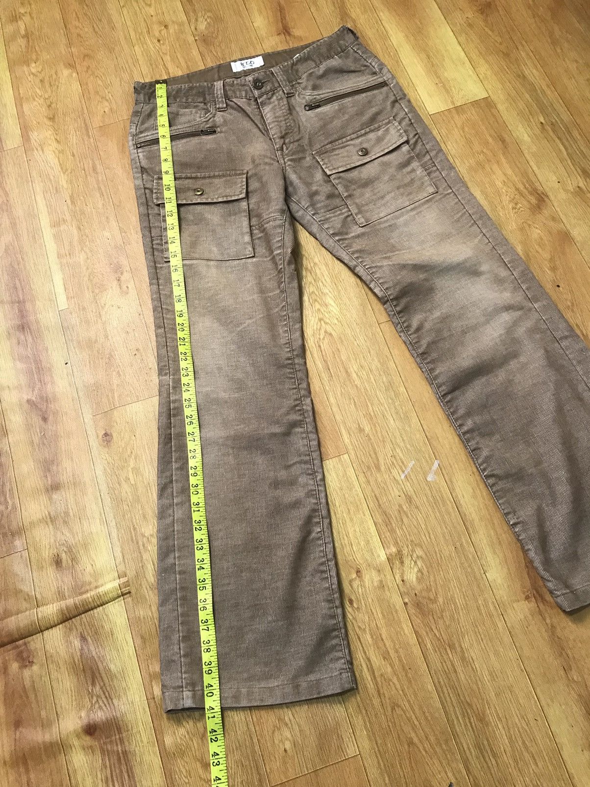 If Six Was Nine × Japanese Brand × KMRii IKKA Multi Zipper Cargo Corduroy Pant Size US 32 / EU 48 - 7 Thumbnail