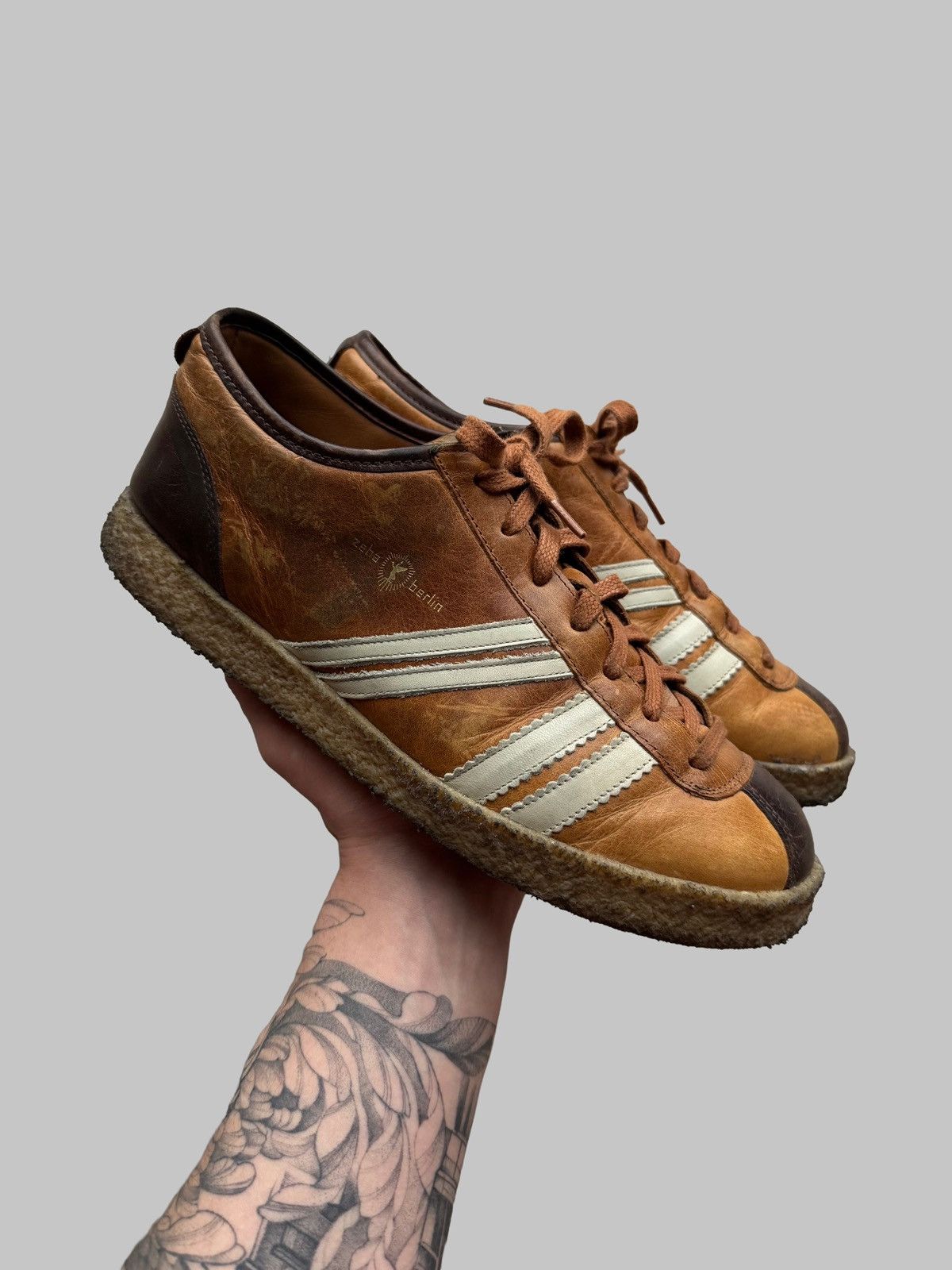 Japanese Brand Zeha Berlin Leather Sneakers Brown Vintage Retro Size EU 41 Size US 8 / EU 41 - 1 Thumbnail