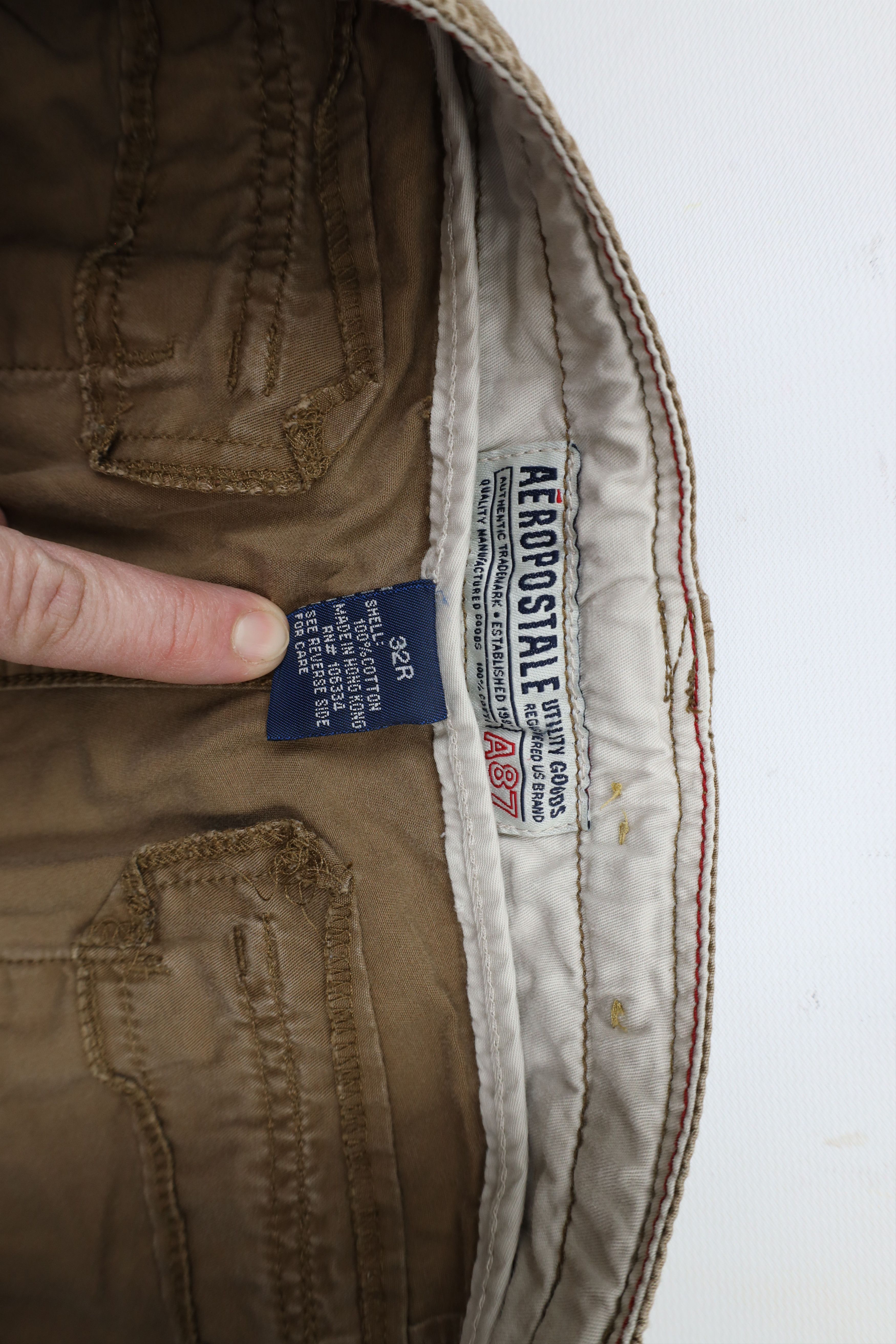 Aeropostale × Vintage Vintage Y2K Aeropostale Wide Leg Cargo Pants Skateboarding Size US 32 / EU 48 - 9 Thumbnail