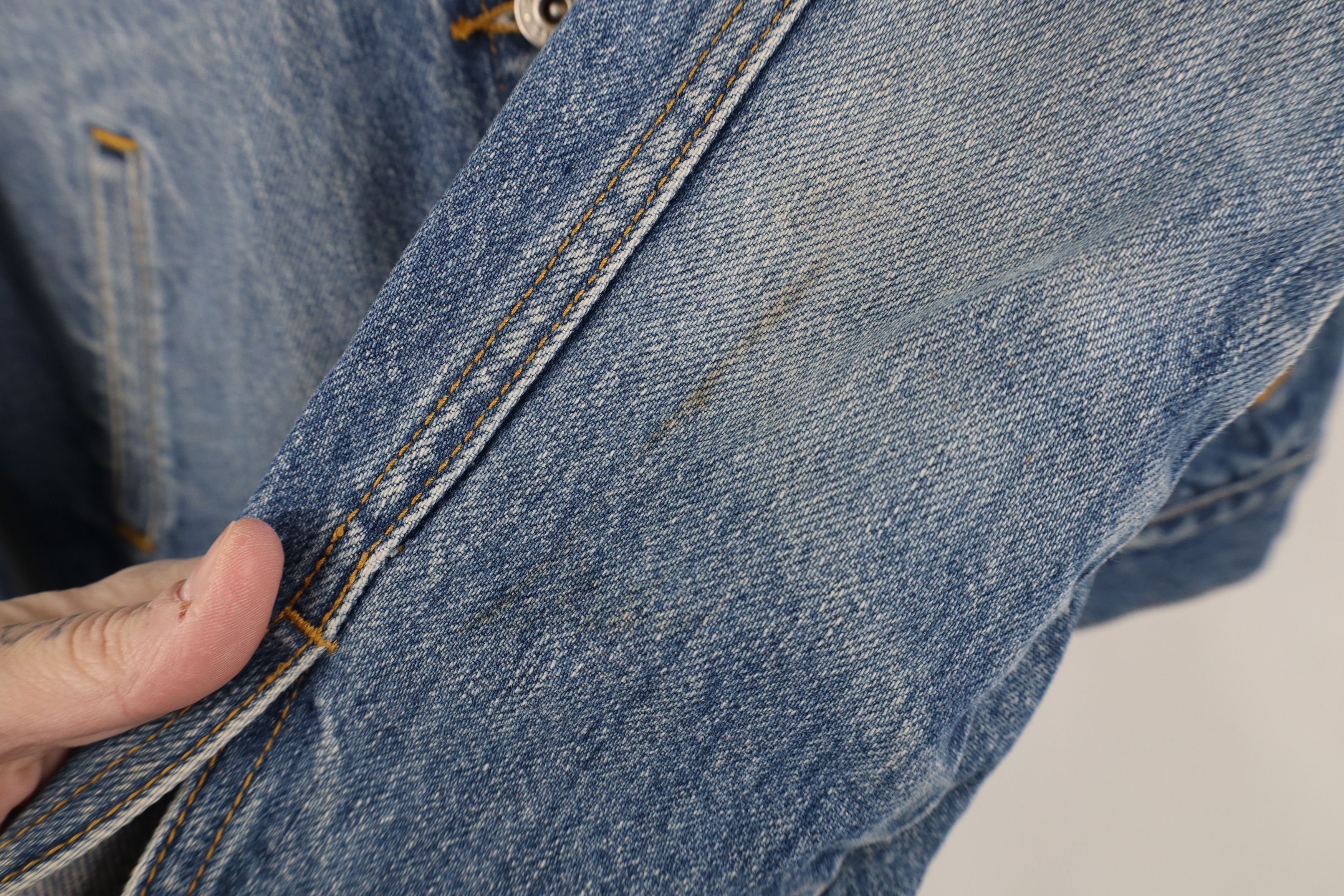 Express Vintage Y2K Express Babydoll Cropped Denim Trucker Jacket Size M / US 6-8 / IT 42-44 - 4 Thumbnail
