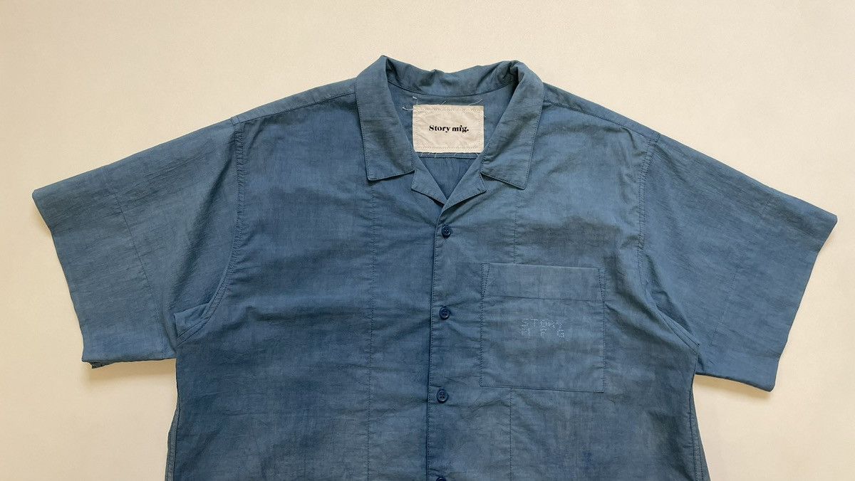 Story Mfg. ‘Heart Clamp’ Blue/Pink Tie Dye Shirt Size US M / EU 48-50 / 2 - 3 Thumbnail