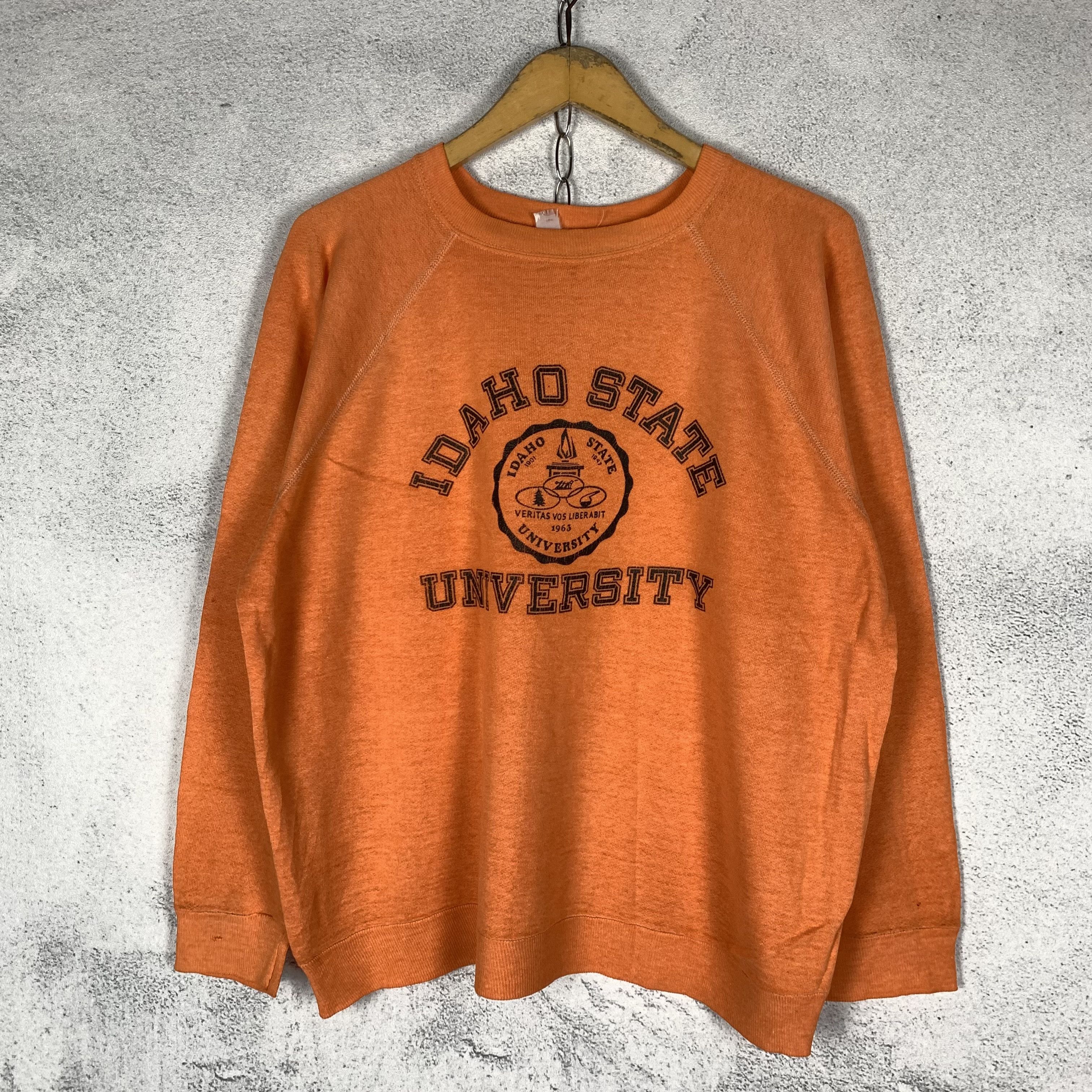 Vintage Vintage 90s Idaho State University Sweatshirt Size US M / EU 48-50 / 2 - 1 Thumbnail