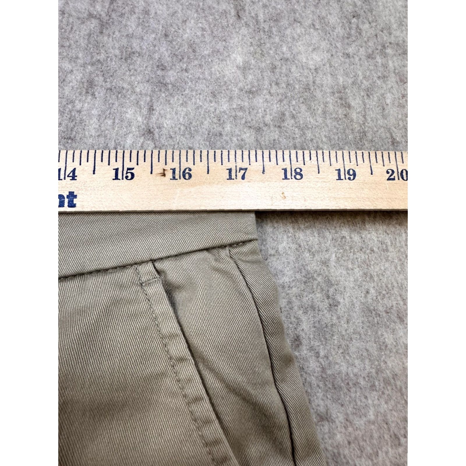 Vintage St. John's Bay Pants Mens 34x34 British Khaki Classic Fit Flat Front Stretch NWT Size US 34 / EU 50 - 5 Thumbnail