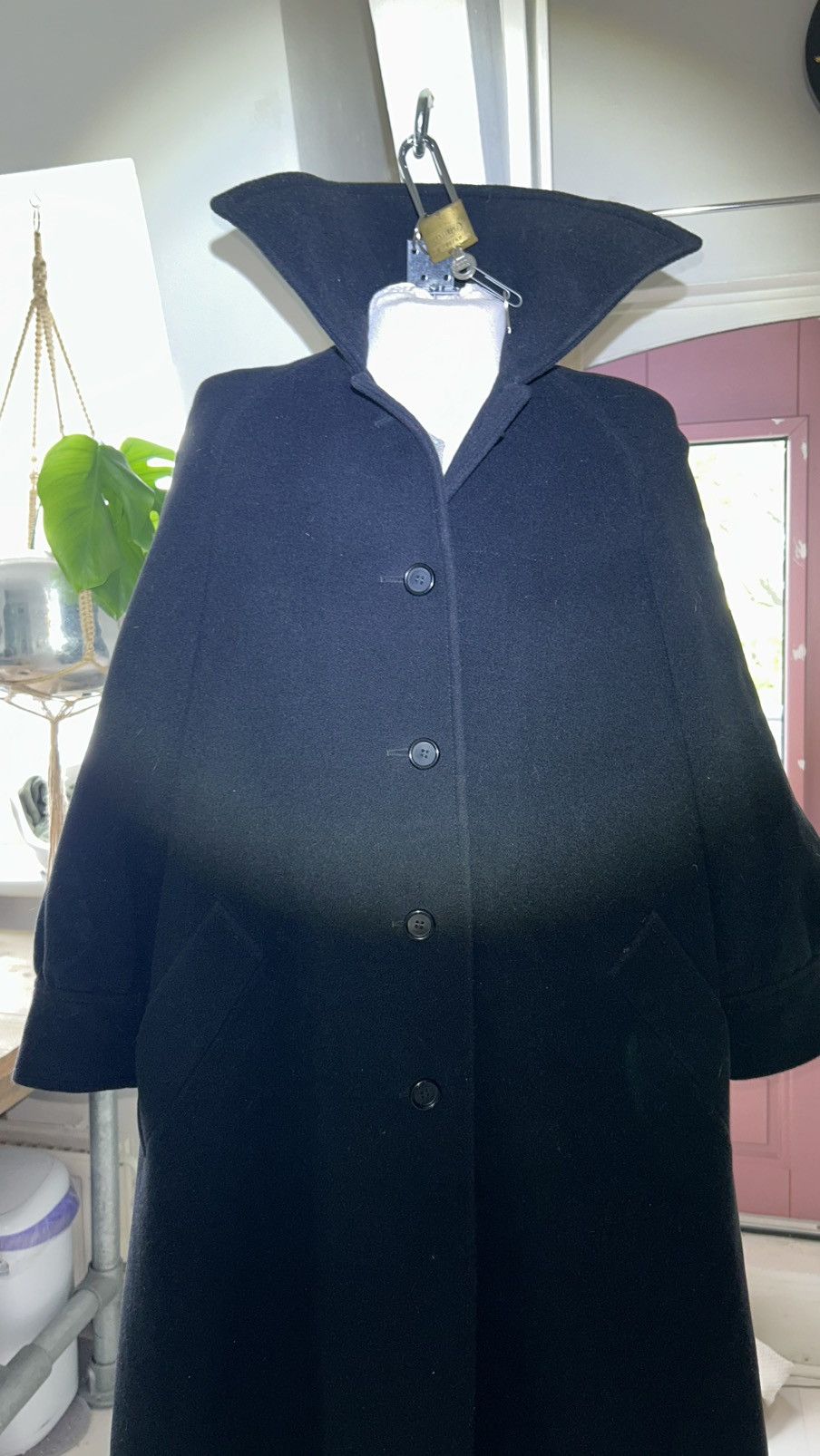 Other Very rare Vintage Maison de Bonneterie Oversized Wool Coat Size ONE SIZE - 9 Thumbnail