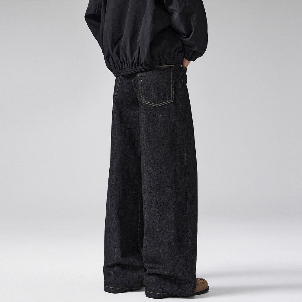 Japanese Brand Men's Vibe loose-fitting versatile casual jeans Size US 32 / EU 48 - 3 Thumbnail
