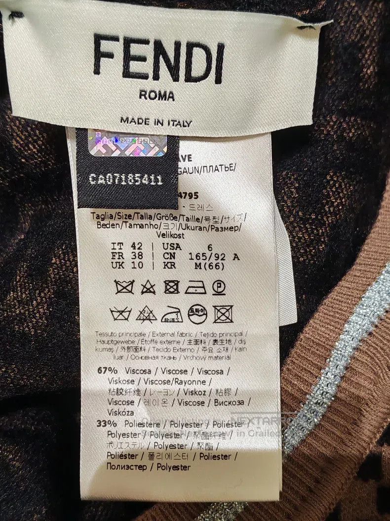 Fendi Fendi Floral pattern off-shoulder dress Size S / US 4 / IT 40 - 3 Thumbnail
