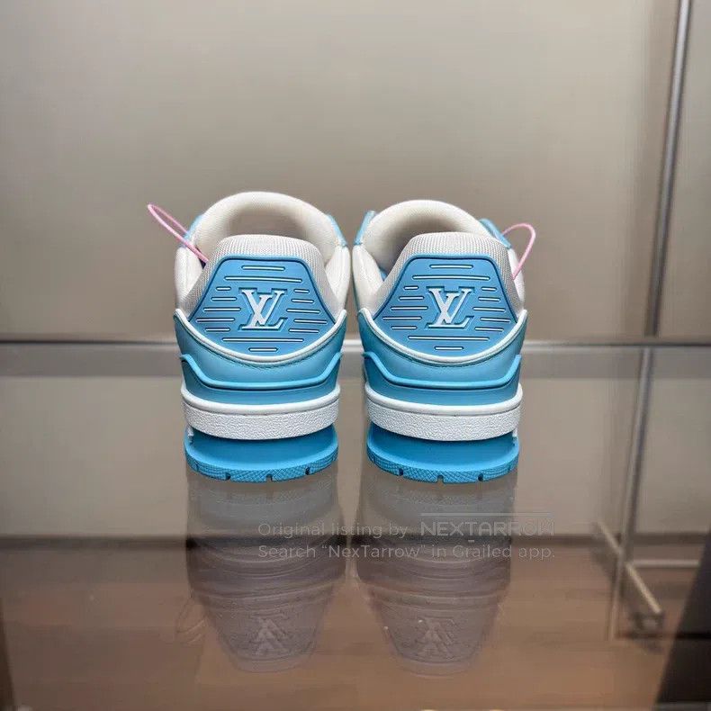 Louis Vuitton Louis Vuitton Trainer New Sky Blue shoes Size US 5 / EU 37 - 4 Thumbnail
