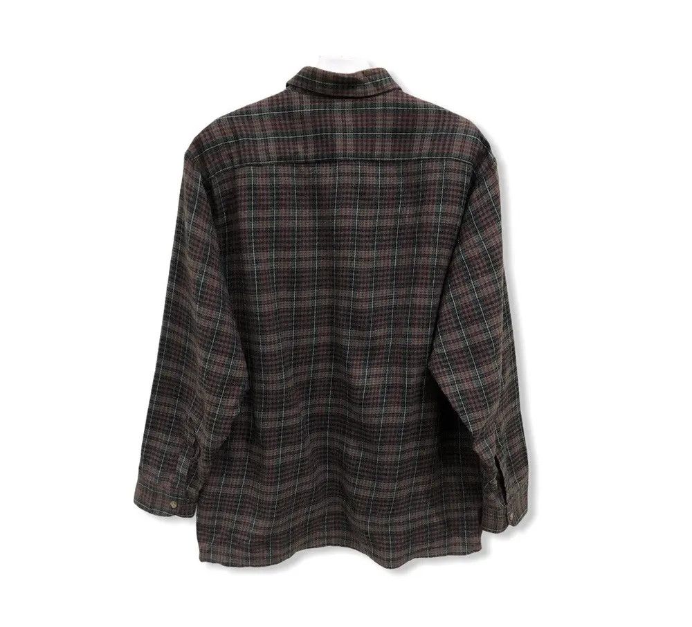 Flannel × Vintage Vintage Deep Basic Plaid Tartan Flannel Shirt 👕 Size US M / EU 48-50 / 2 - 4 Thumbnail