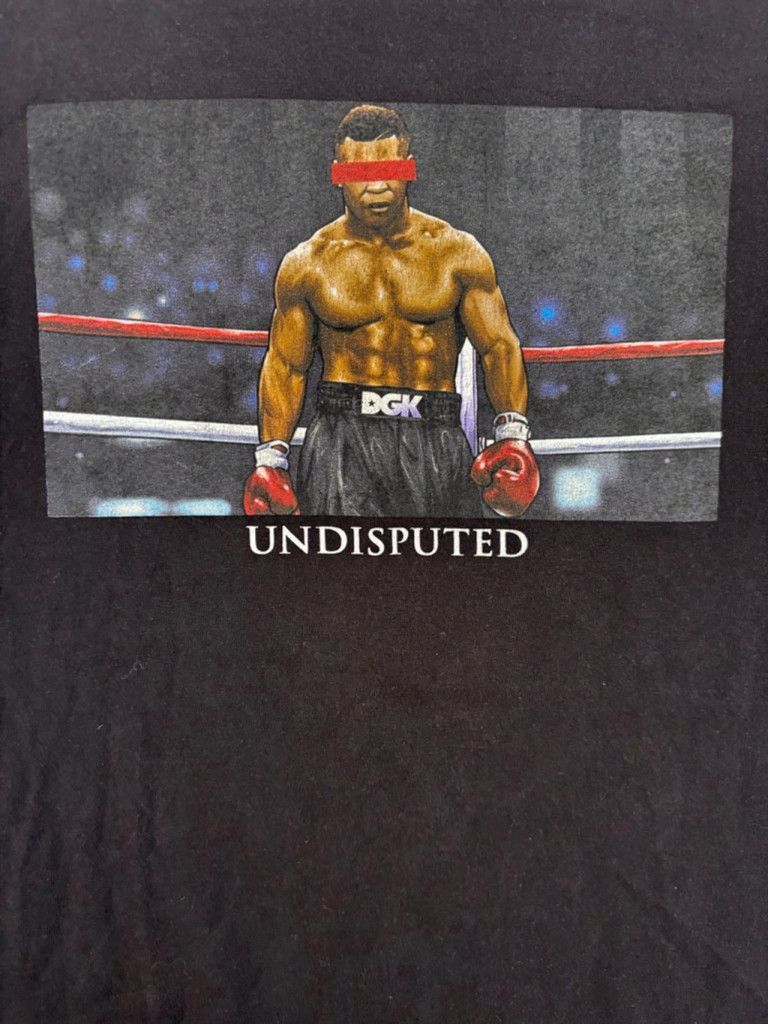 DGK Men's DGK Mike Tyson Undisputed Graphic T-Shirt Black Size M Size US M / EU 48-50 / 2 - 1 Thumbnail