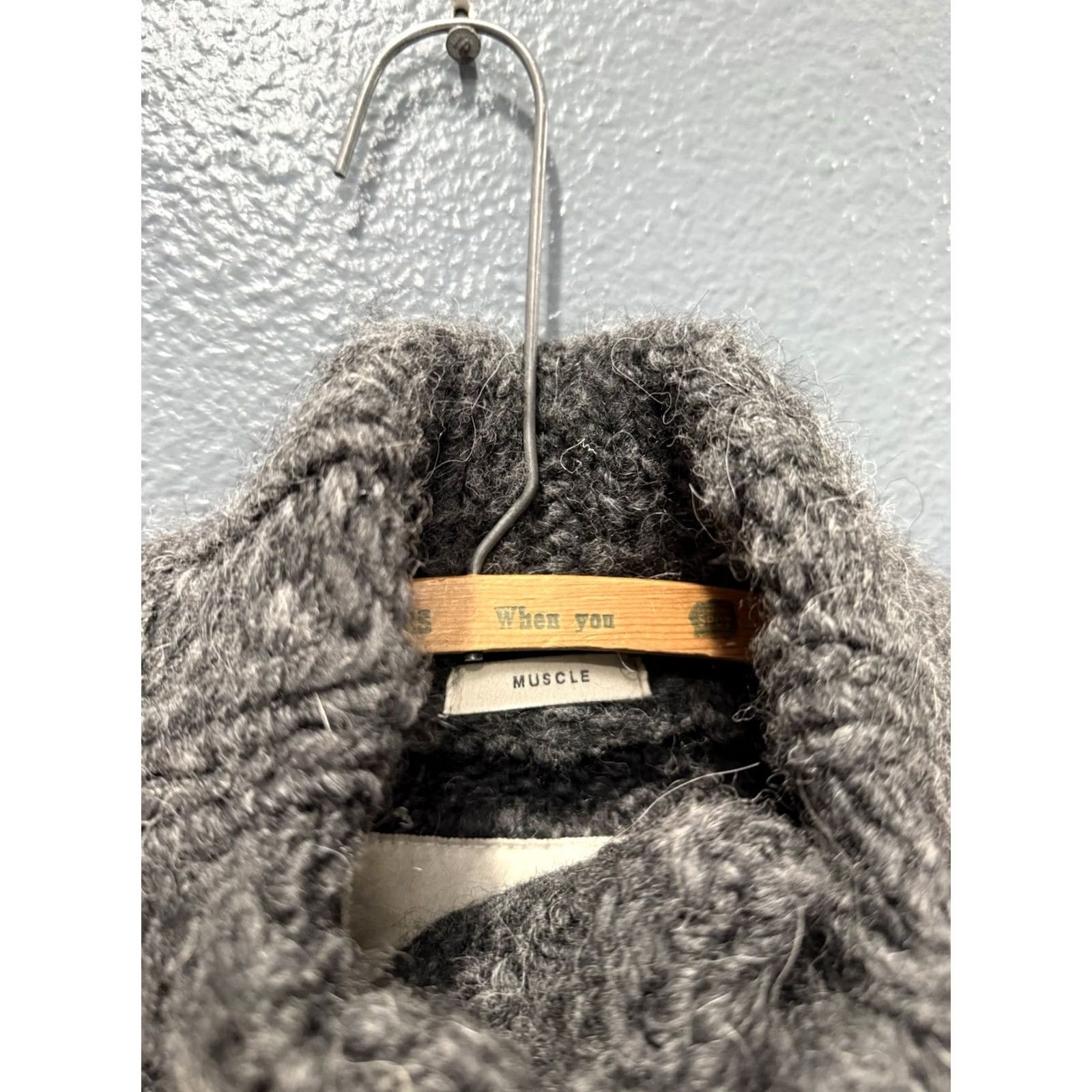 Abercrombie & Fitch Abercrombie & Fitch Sweater Shirt Knit Wool Gray Shawl Collar Mens Small S Size US S / EU 44-46 / 1 - 2 Thumbnail