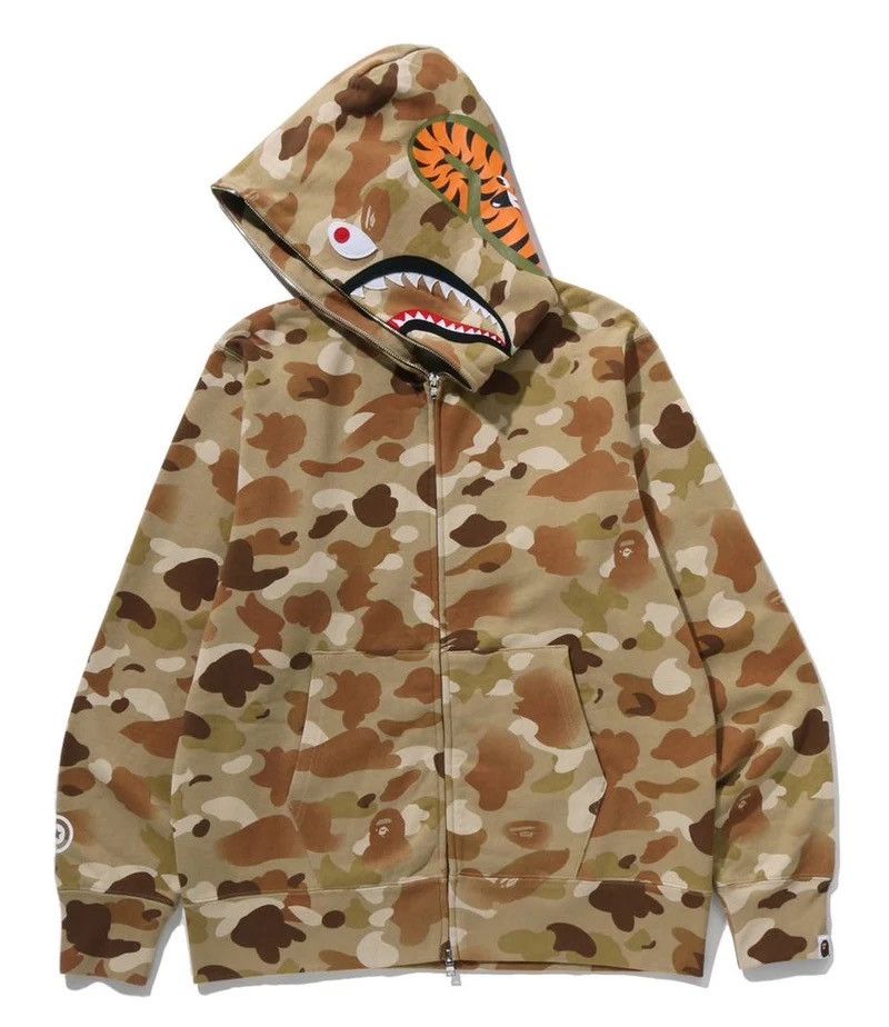 Bape Bape Shark Hoodie Size ONE SIZE - 2 Thumbnail