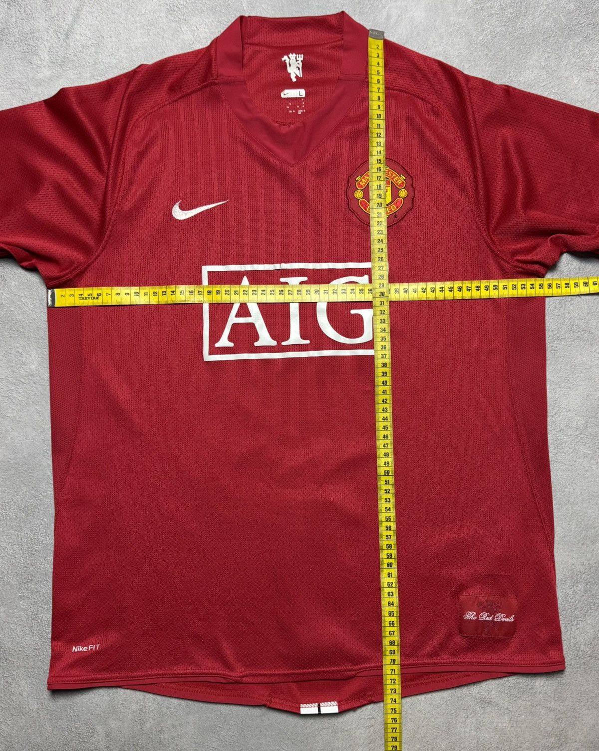 Nike Manchester United 2007 2009 Home Shirt Soccer Jersey Nike Size US L / EU 52-54 / 3 - 23 Thumbnail