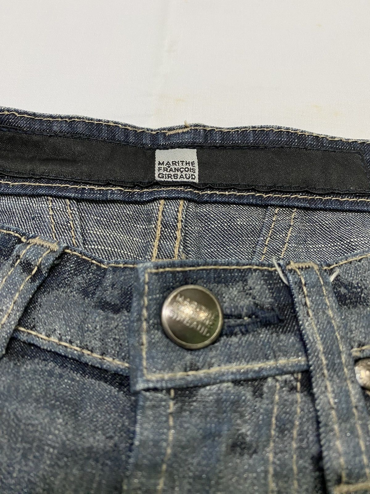Marithe + Francois Girbaud Japanese brand X Marithe francois girbaud waxed jeans Size US 30 / EU 46 - 14 Thumbnail