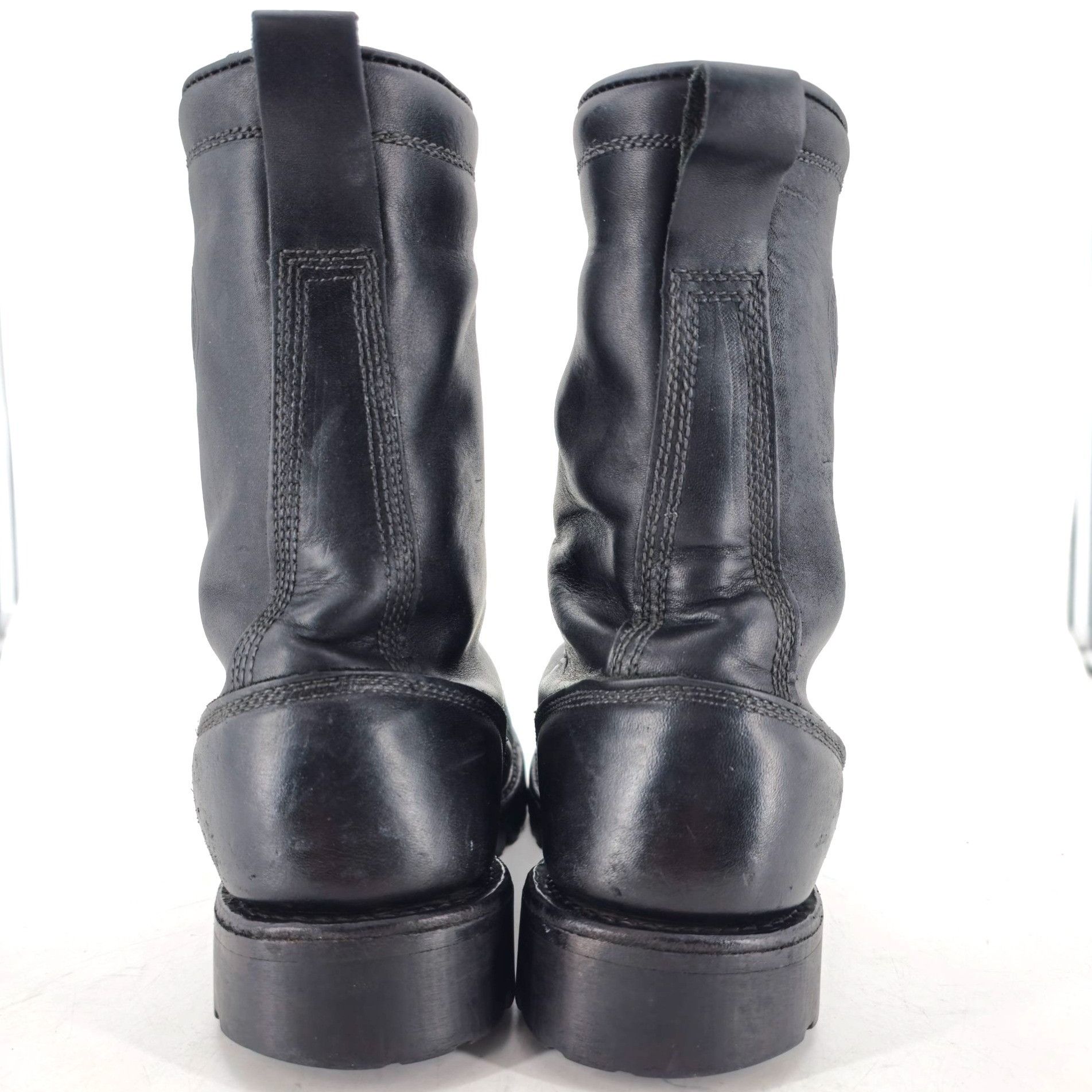 White's Hathorn Boots Men 10.5 Black Leather Work Boots USA