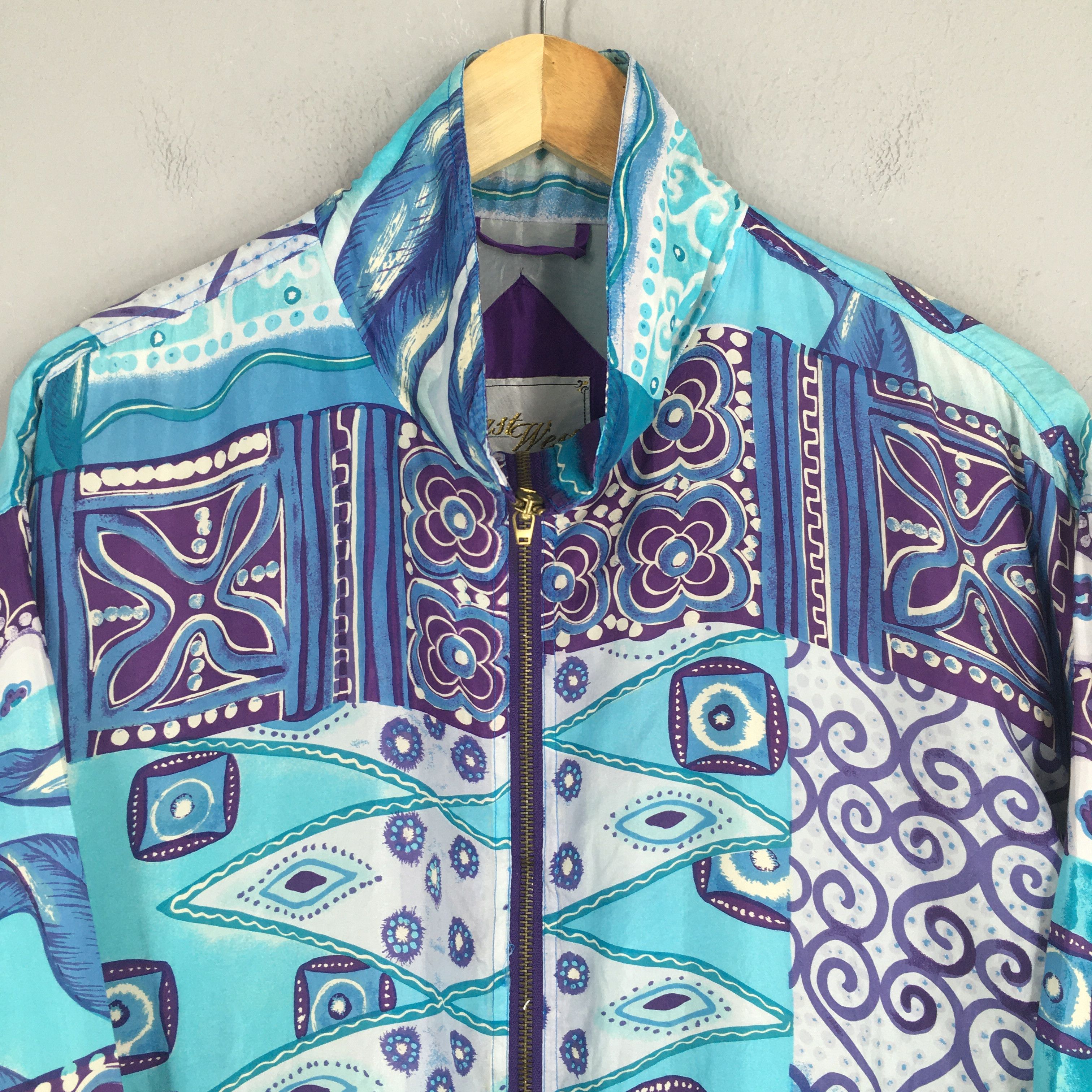 Vintage Vintage 90's Royalty Baroque Silk Jacket Small Size US S / EU 44-46 / 1 - 2 Thumbnail