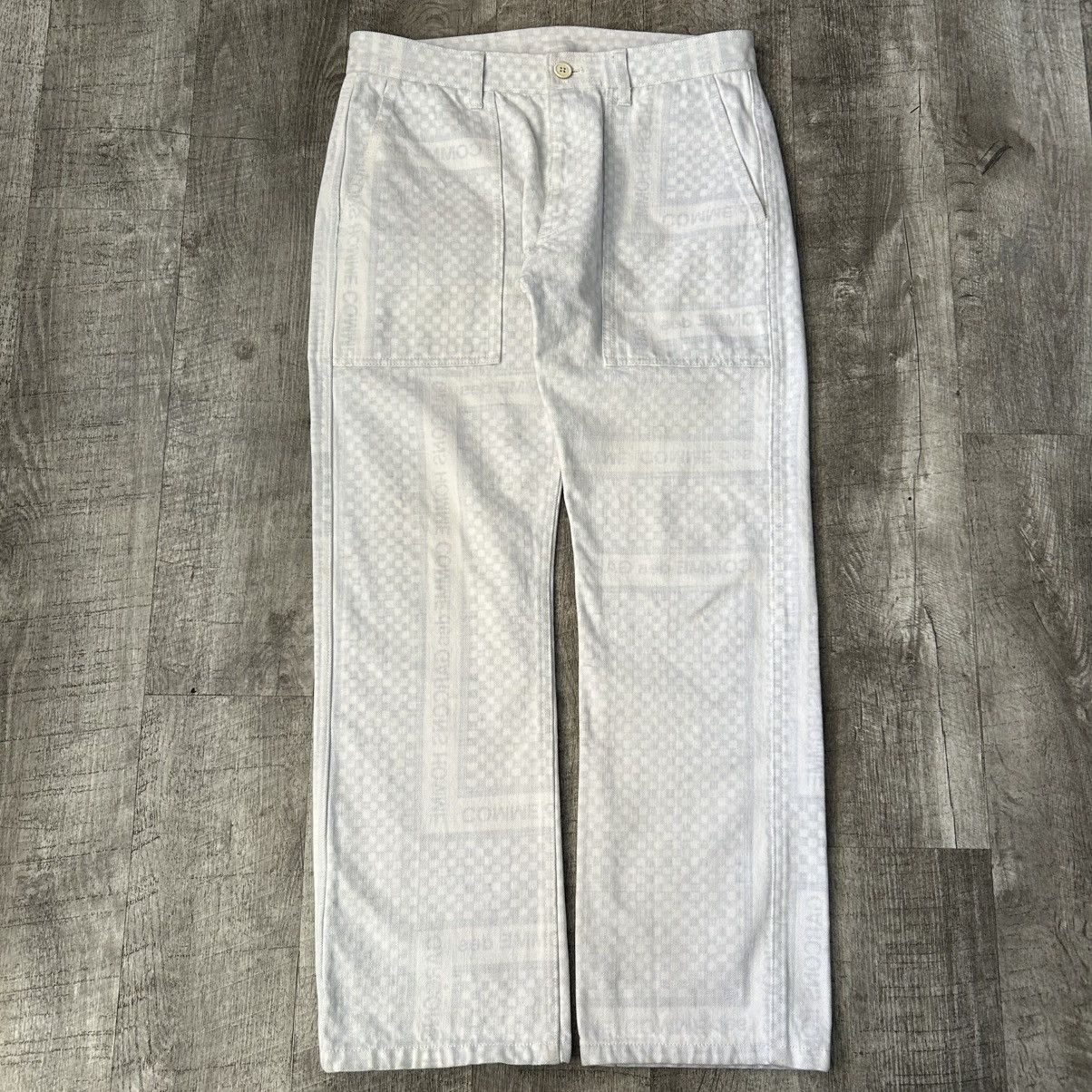 Comme des Garcons Homme 2003 Reversible Checkered Work Pants SZ 32” W x 27.5” L Size US 32 / EU 48 - 2 Thumbnail