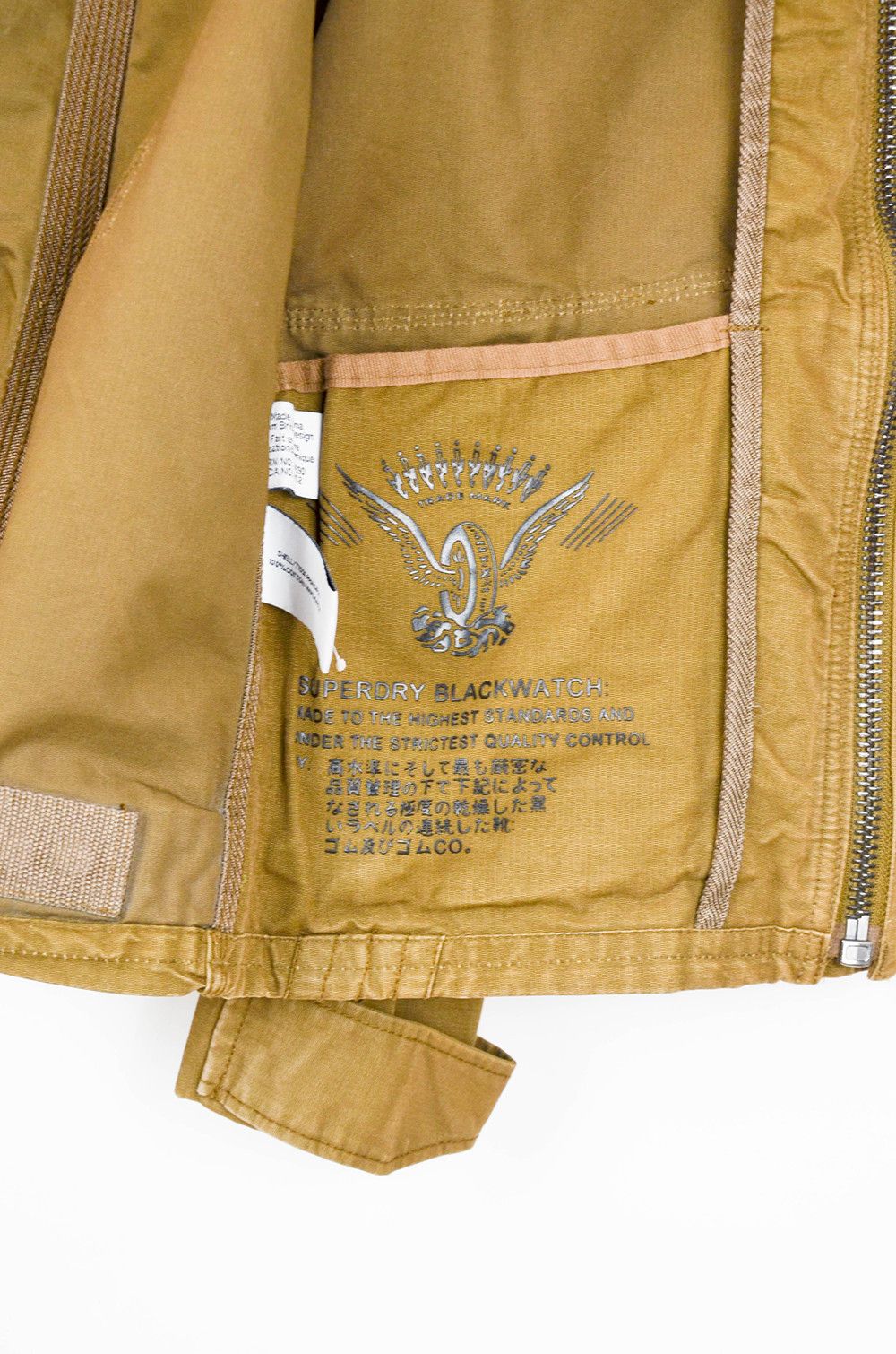 Superdry Superdry Blackwatch Military Cotton Jacket – Khaki – Size M Size US M / EU 48-50 / 2 - 17 Thumbnail