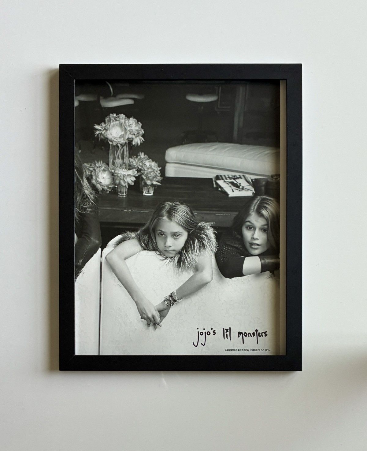 Chrome Hearts Chrome Hearts black/white photo Poster framed 9x11 Size ONE SIZE - 1 Thumbnail