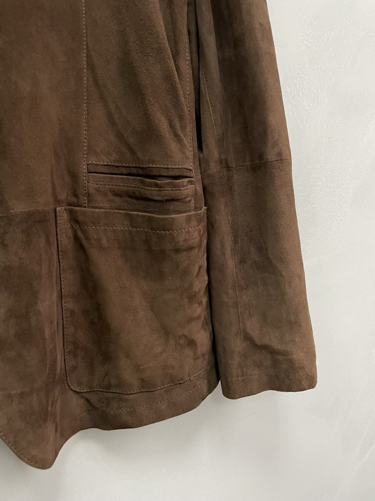 Japanese Brand Rare suede japanese Leather jacket blazer 90s Size US L / EU 52-54 / 3 - 5 Thumbnail