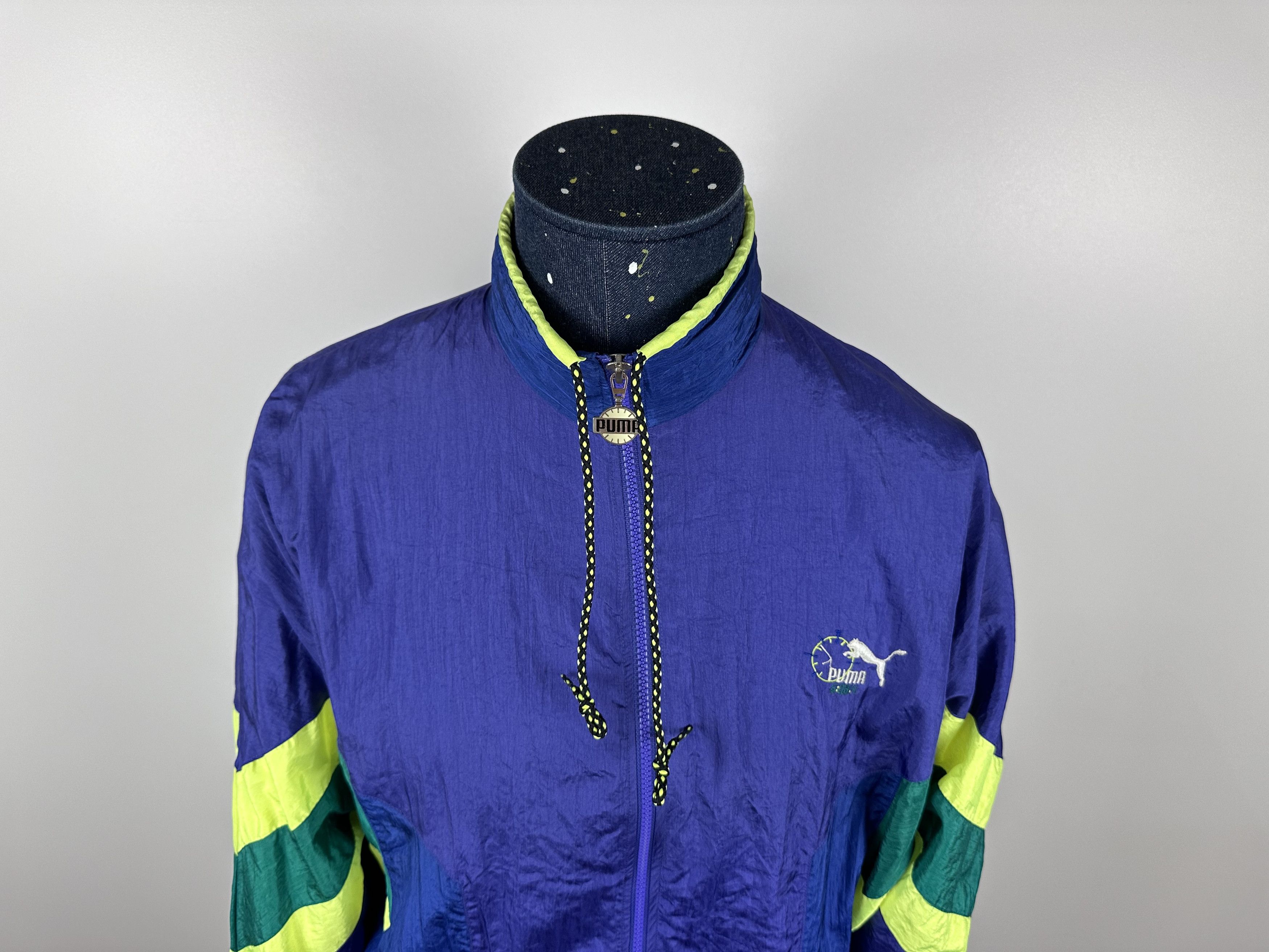Puma × Vintage Puma Performance Vintage 90s Nylon Track Top Jacket Size US M / EU 48-50 / 2 - 4 Thumbnail