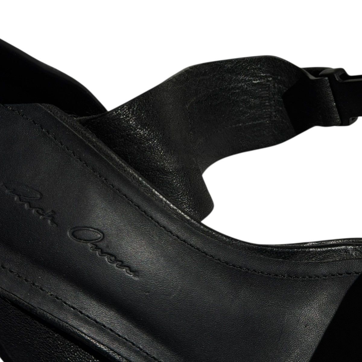 Rick Owens Platform gladiator kiss heel Size US 7 / IT 37 - 3 Thumbnail