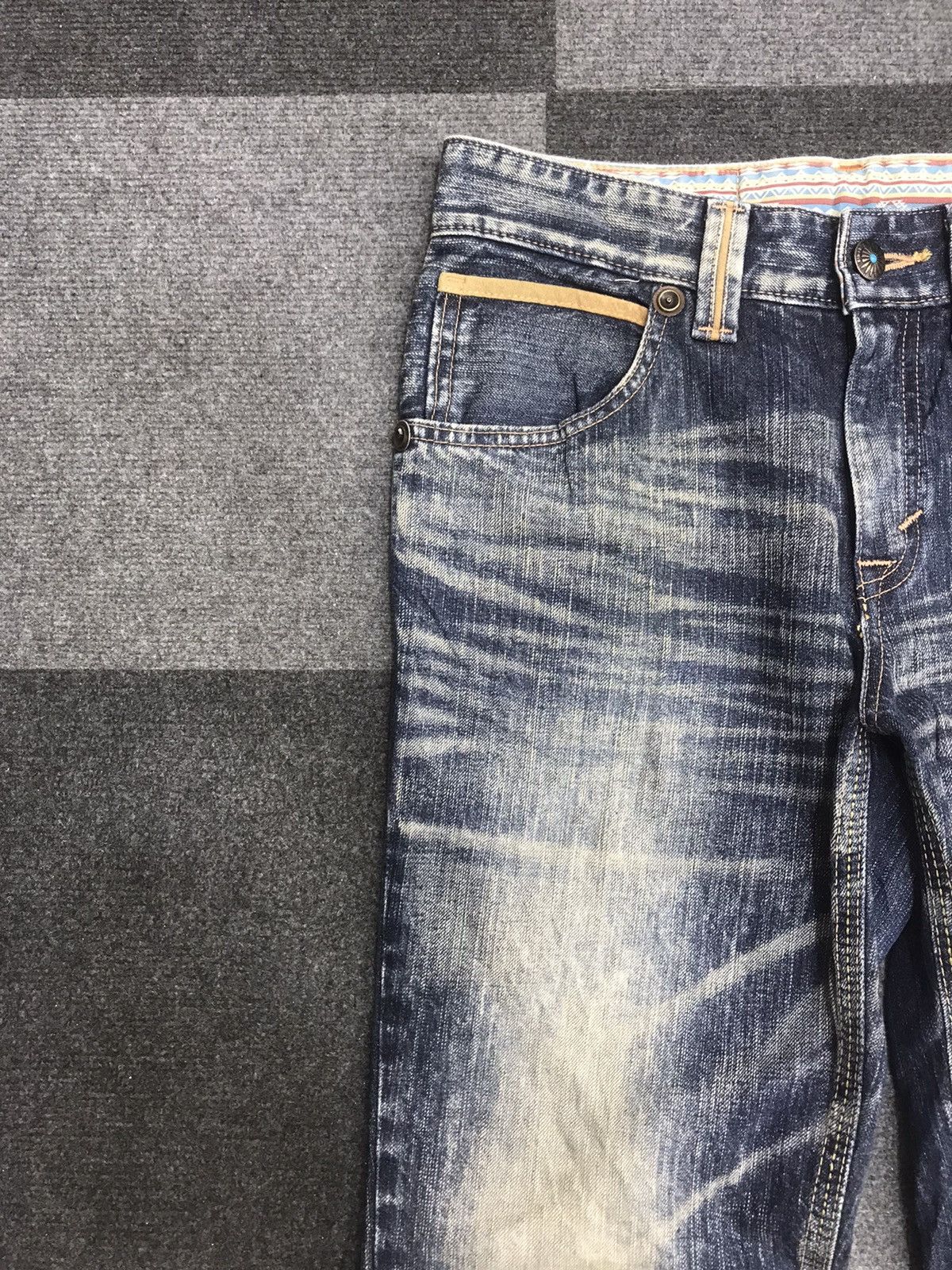 Edwin 💥FLARE💥VTG EDWIN FLARE BLUE WASH NAVAJO Denim Size US 32 / EU 48 - 5 Thumbnail