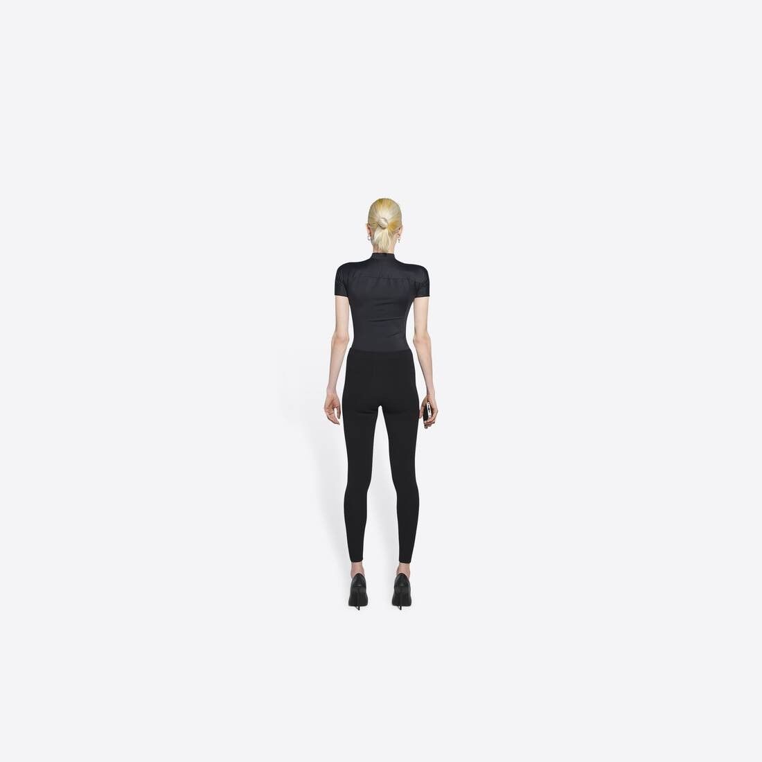 Balenciaga o1bcso1str0525 Leggings in Black Size 25" / US 0 / IT 36 - 5 Thumbnail