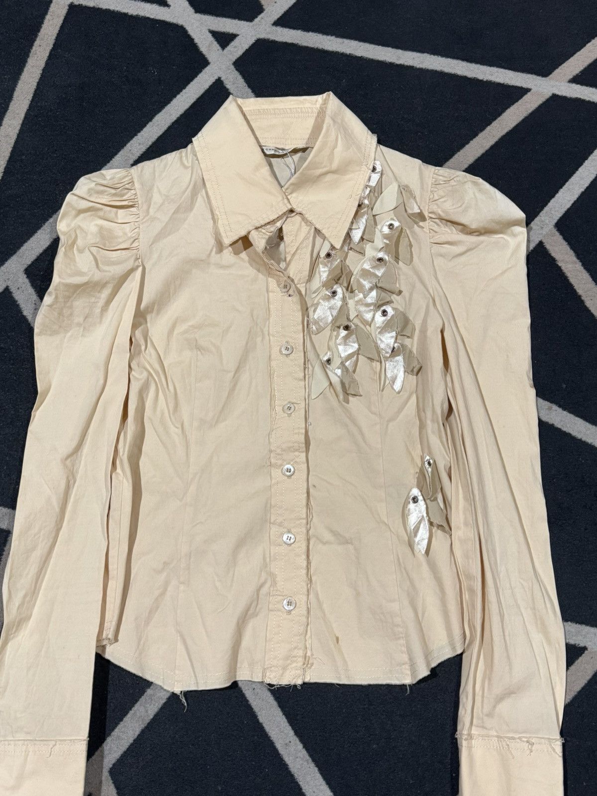 Issey Miyake Archived Styled Chromosomein Button Shirt Size S / US 4 / IT 40 - 2 Thumbnail