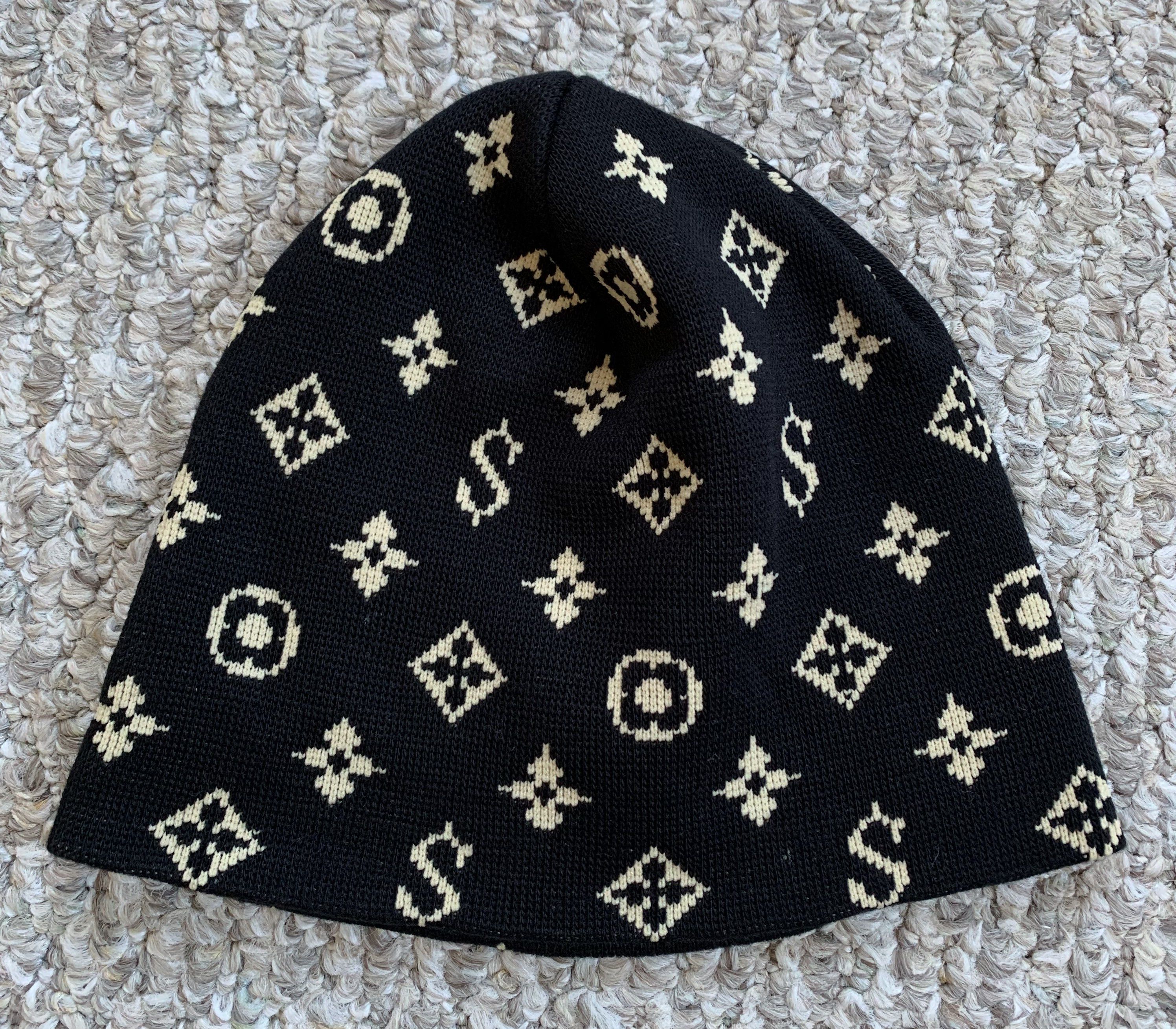 Supreme S/S 2000 Supreme Monogram Beanie Size ONE SIZE - 3 Thumbnail