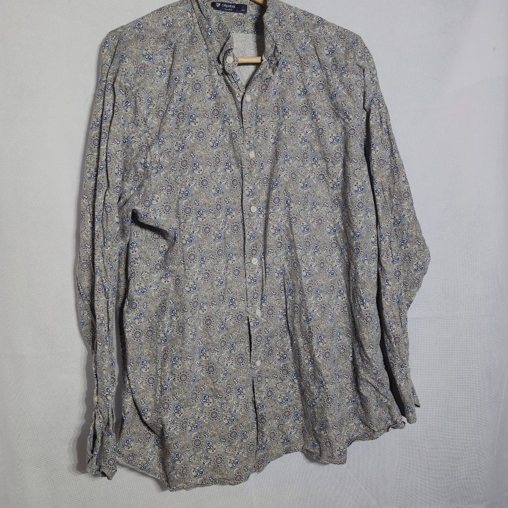 Daniel Cremieux Daniel Cremieux Sz XXL Men's Floral Patterned Shirt Classic Size US XXL / EU 58 / 5 - 2 Thumbnail