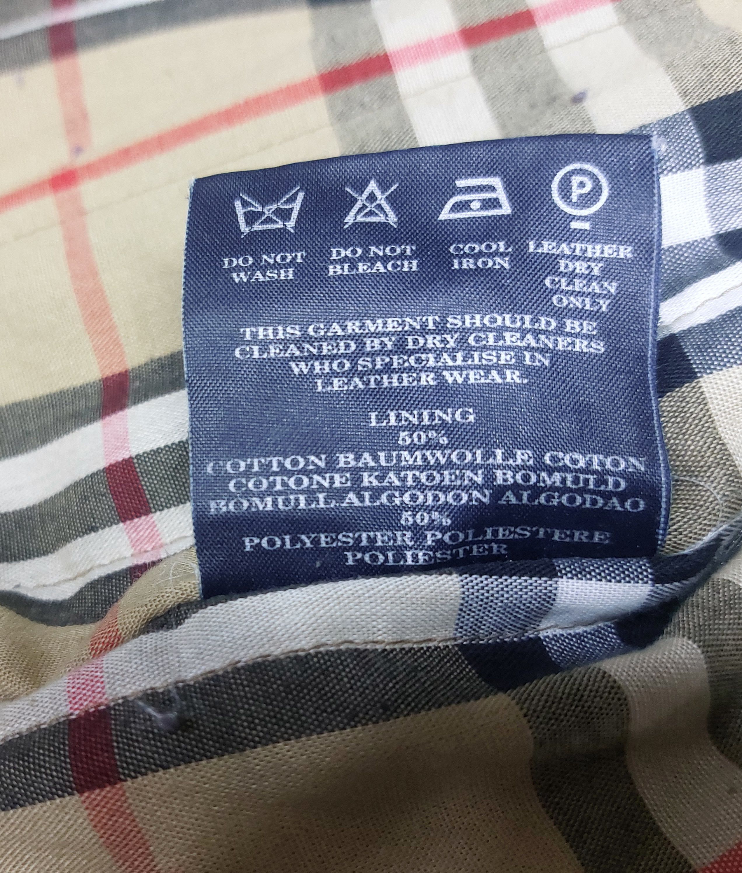 Burberry Burberry Leather Jacket Size US XL / EU 56 / 4 - 9 Thumbnail
