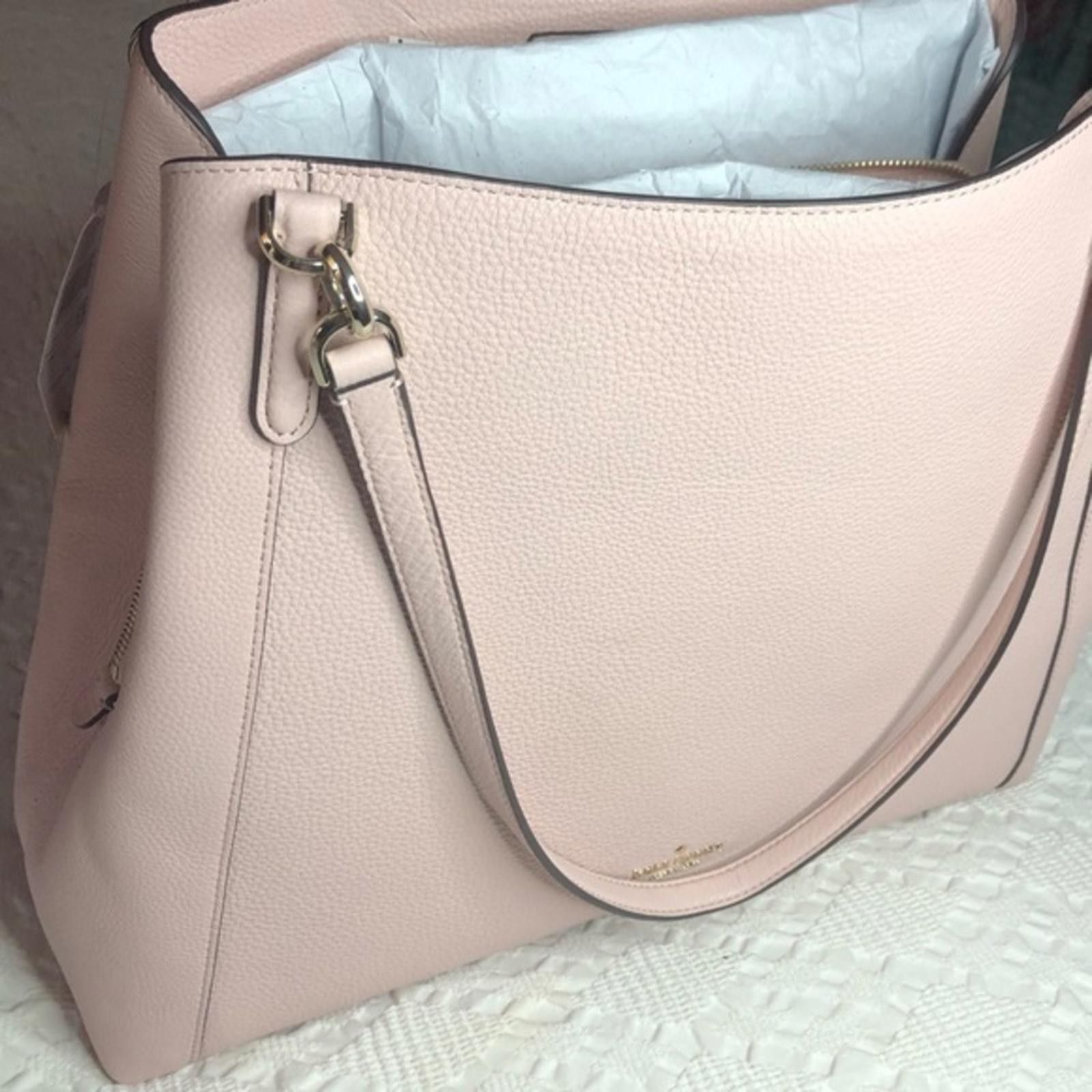 Kate Spade Rose Smoke Leather Shoulder Bag NWT Size ONE SIZE - 3 Thumbnail