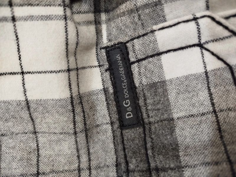 Dolce & Gabbana × Vintage Y2K D&G Boxcut Reversible Wool Leather bomber Jacket Size US L / EU 52-54 / 3 - 11 Thumbnail