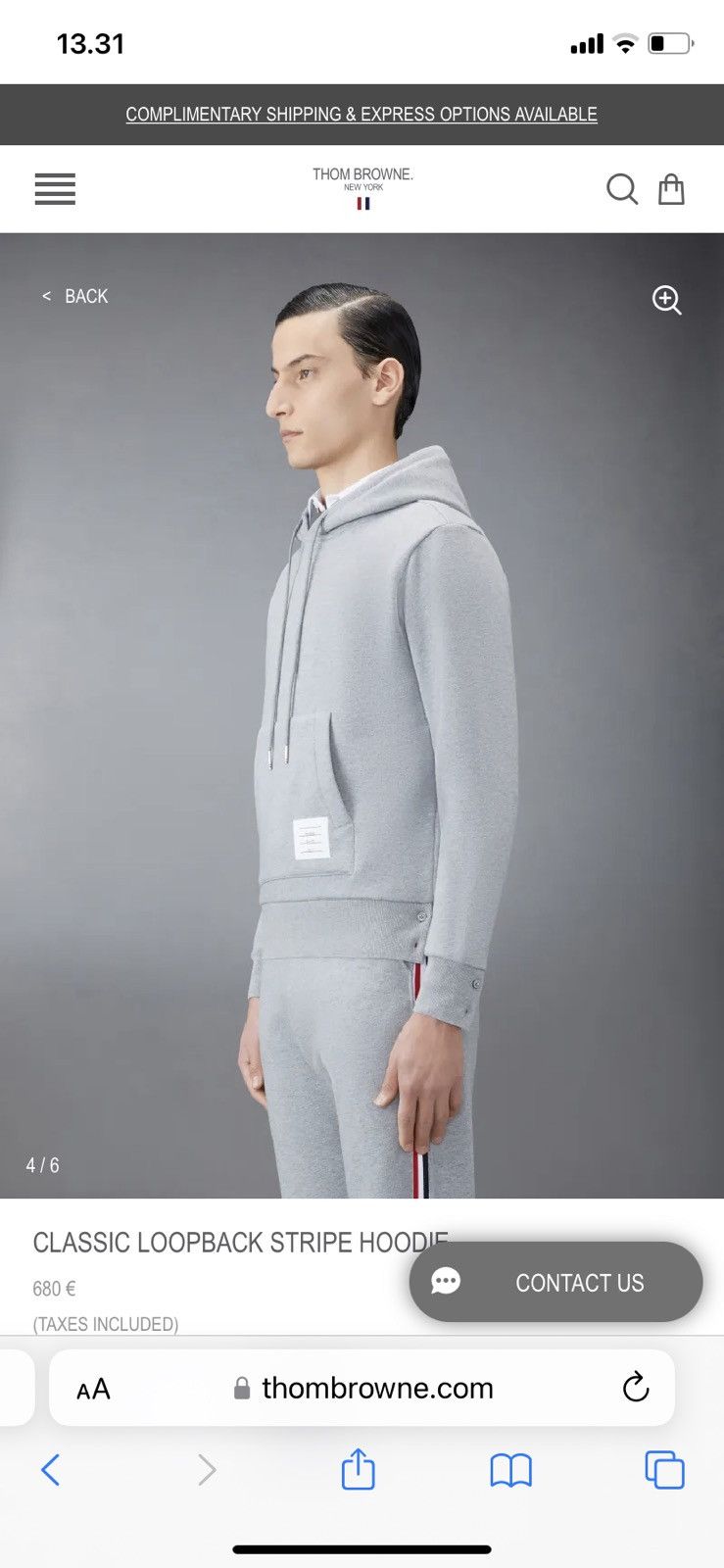 Thom Browne Thom browne classic loopback stripe hoodie Size US XL / EU 56 / 4 - 13 Thumbnail
